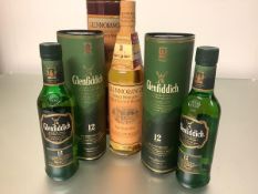Glenmorangie, Single Higland Malt Whisky, Ten Years Old, 70cl, 40%, in metal presentation tube;