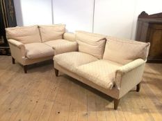 A pair of mid-20th century two-seater sofas, attributed to Whytock & Reid of Edinburgh, each with