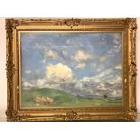 Harry MacGregor (Scottish, fl. 1894-1934), A Summer Sky, signed lower left and dated (19)25, oil