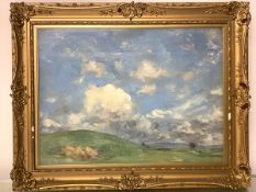 Harry MacGregor (Scottish, fl. 1894-1934), A Summer Sky, signed lower left and dated (19)25, oil