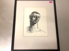 •Peter Howson O.B.E. (Scottish, b. 1958), "Gaylord", etching, artist's proof, signed and titled in