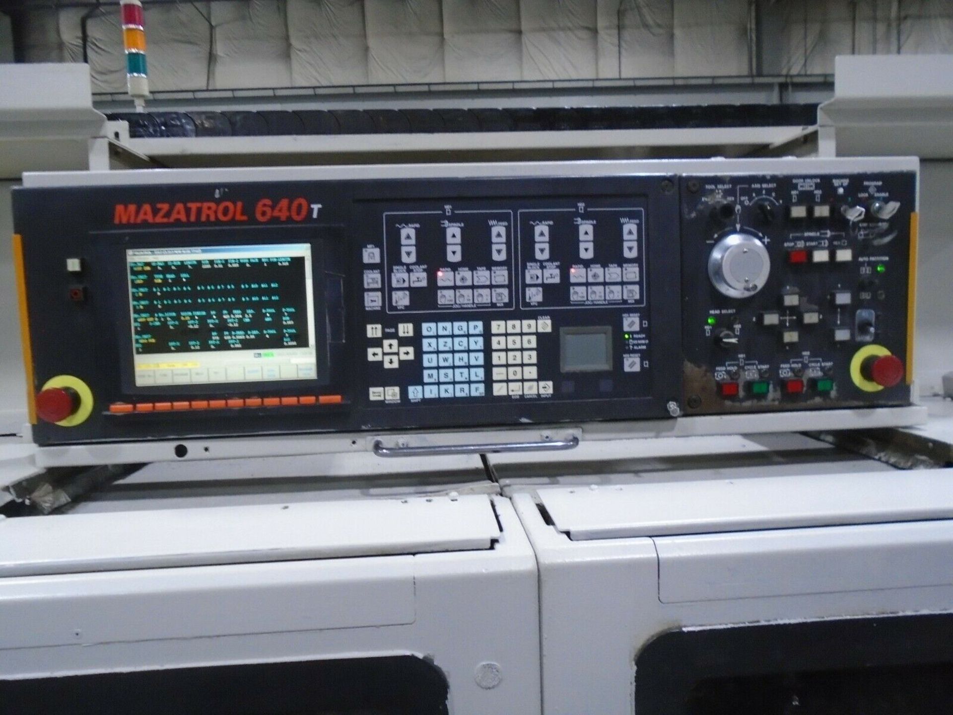 Mazak Multiplex MP4200 CNC Lathe 2011 640T Control W/ Robot Interface - Image 7 of 12