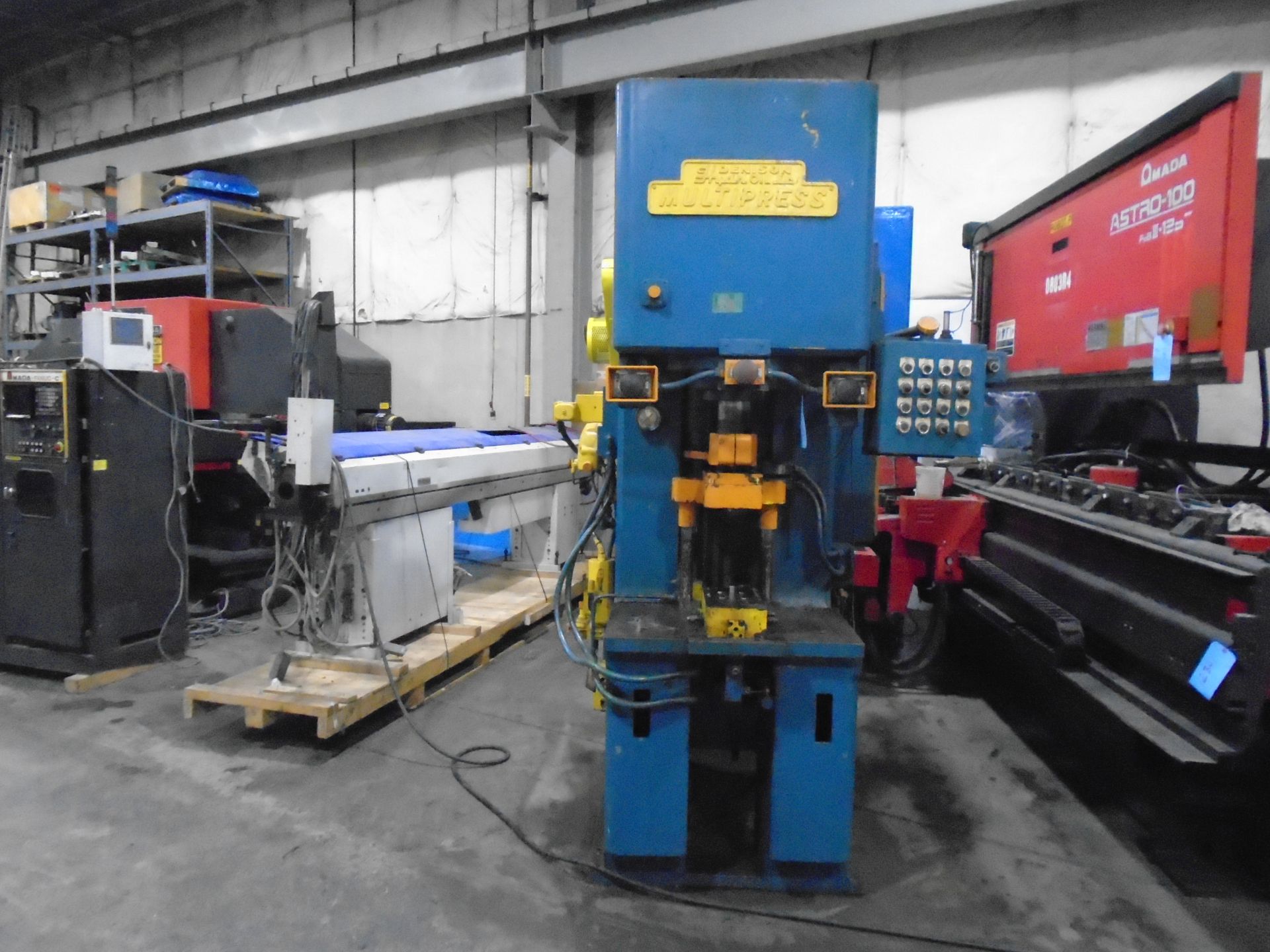 Denison Model NA50C92JIC 50 Ton Hydraulic Multipress With Sliding Table W/ Video