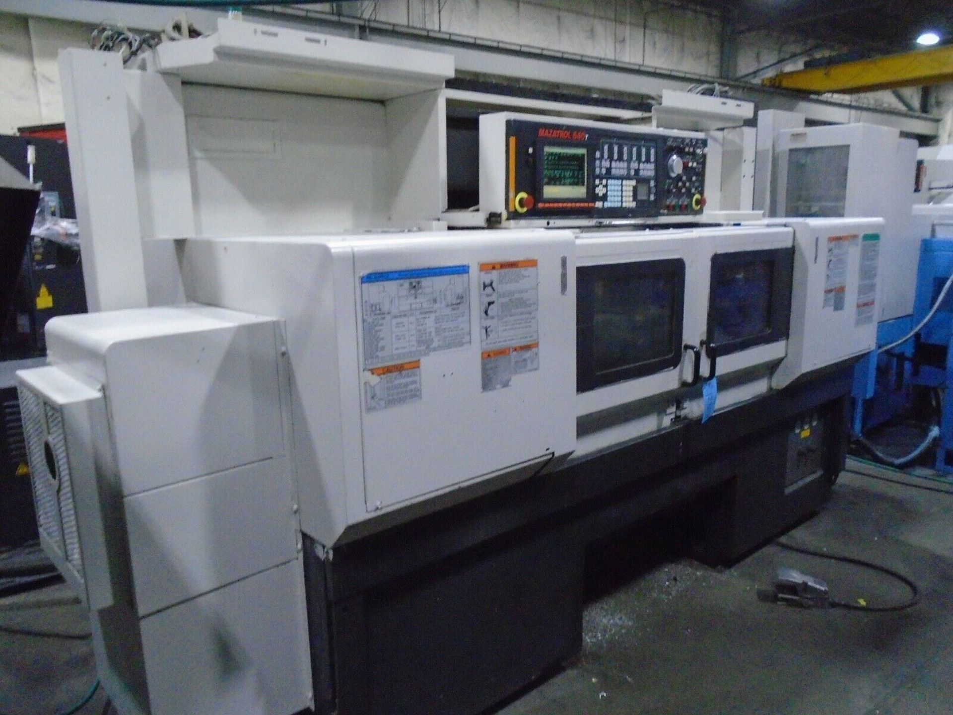 Mazak Multiplex MP4200 CNC Lathe 2011 640T Control W/ Robot Interface - Image 2 of 12