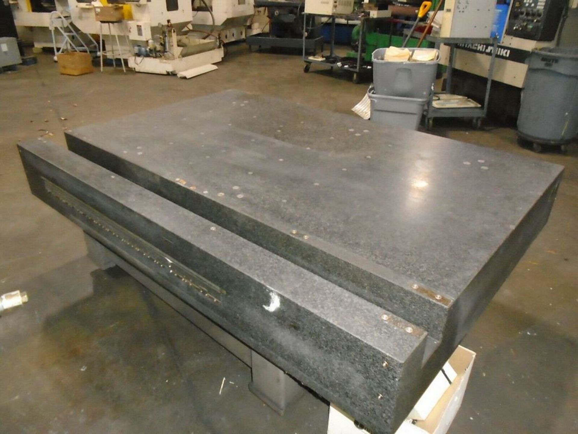 Mitutoyo CMM Granite Surface Plate 76” x 52” x 10” Thick Stock 12386 - Image 3 of 6