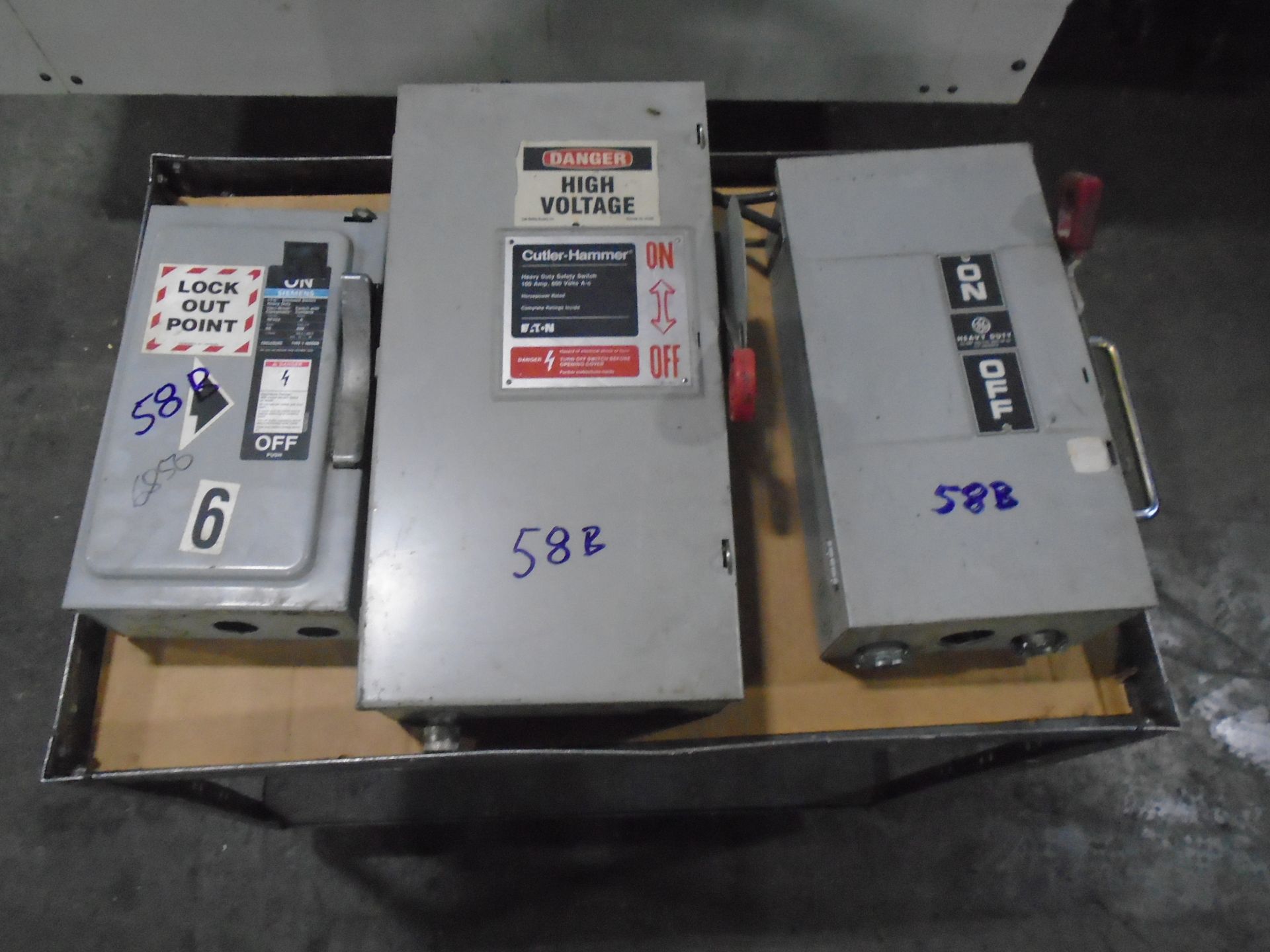 Electrical Disconnect Boxes Lot Of 3