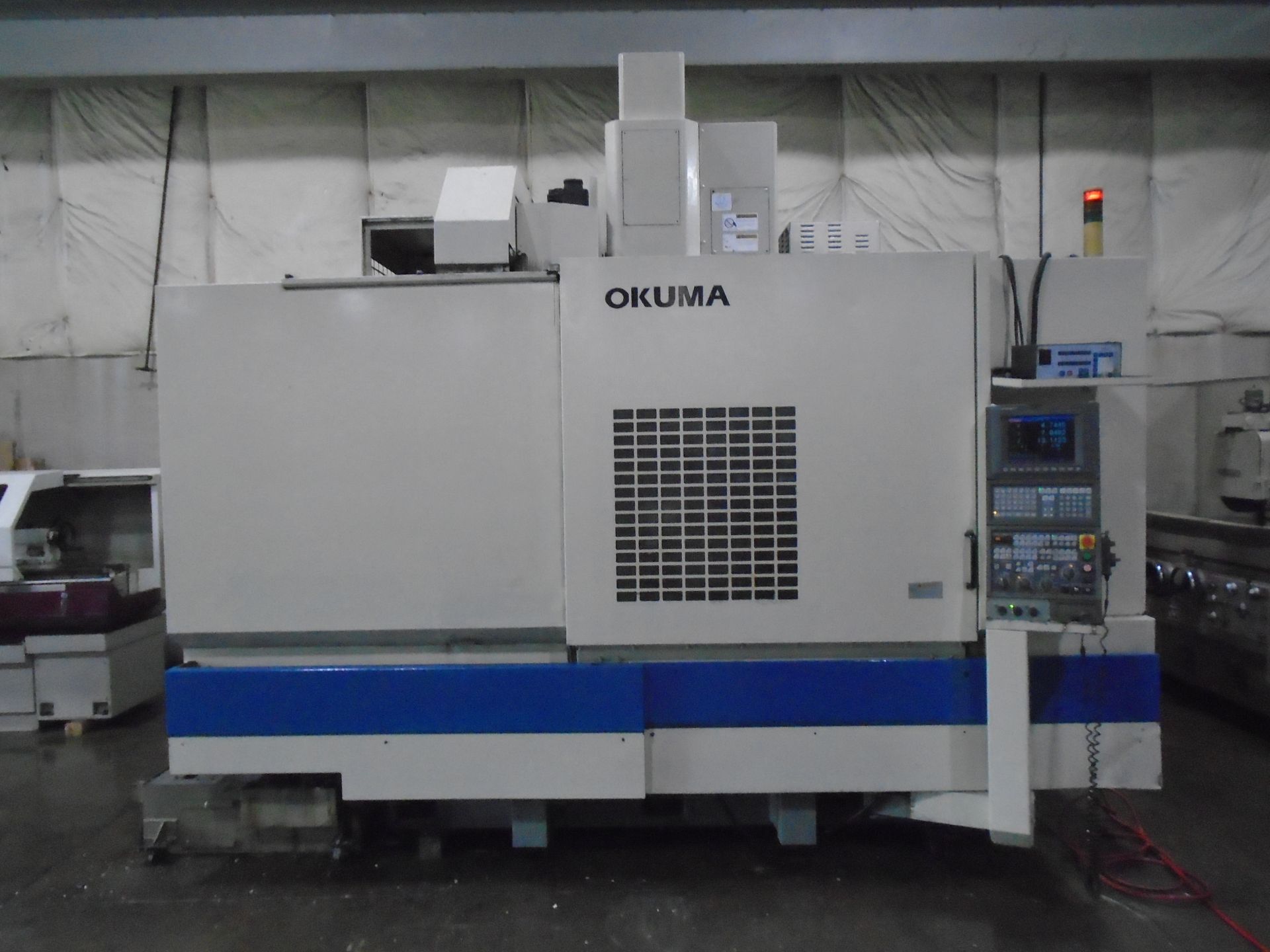 2000 Okuma MA-650VB OSP U100M 4 Axis Table Size: 60.24” x 26” Load Capacity: 3,300 Lbs. Distance