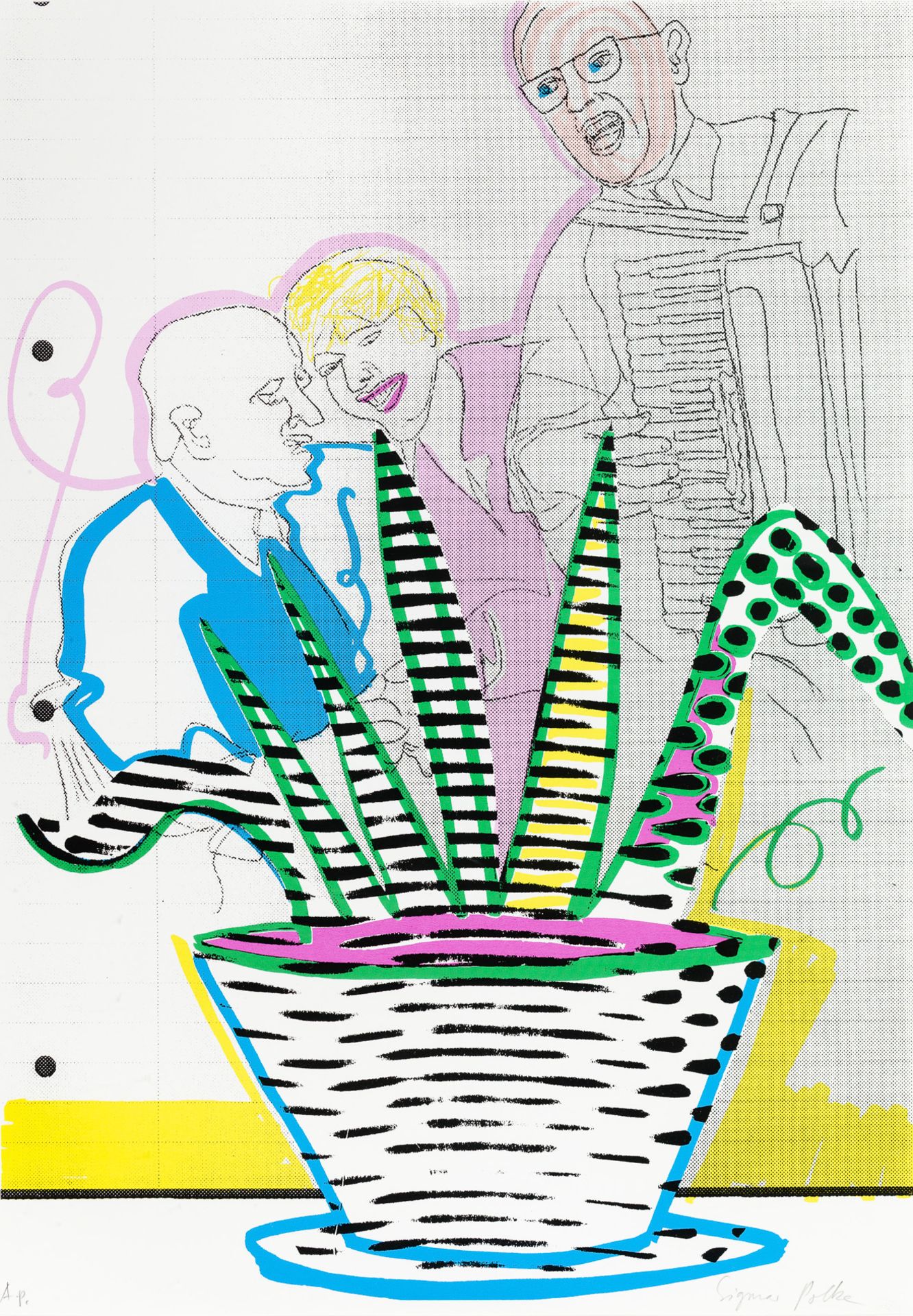 Sigmar Polke, Betriebsfest