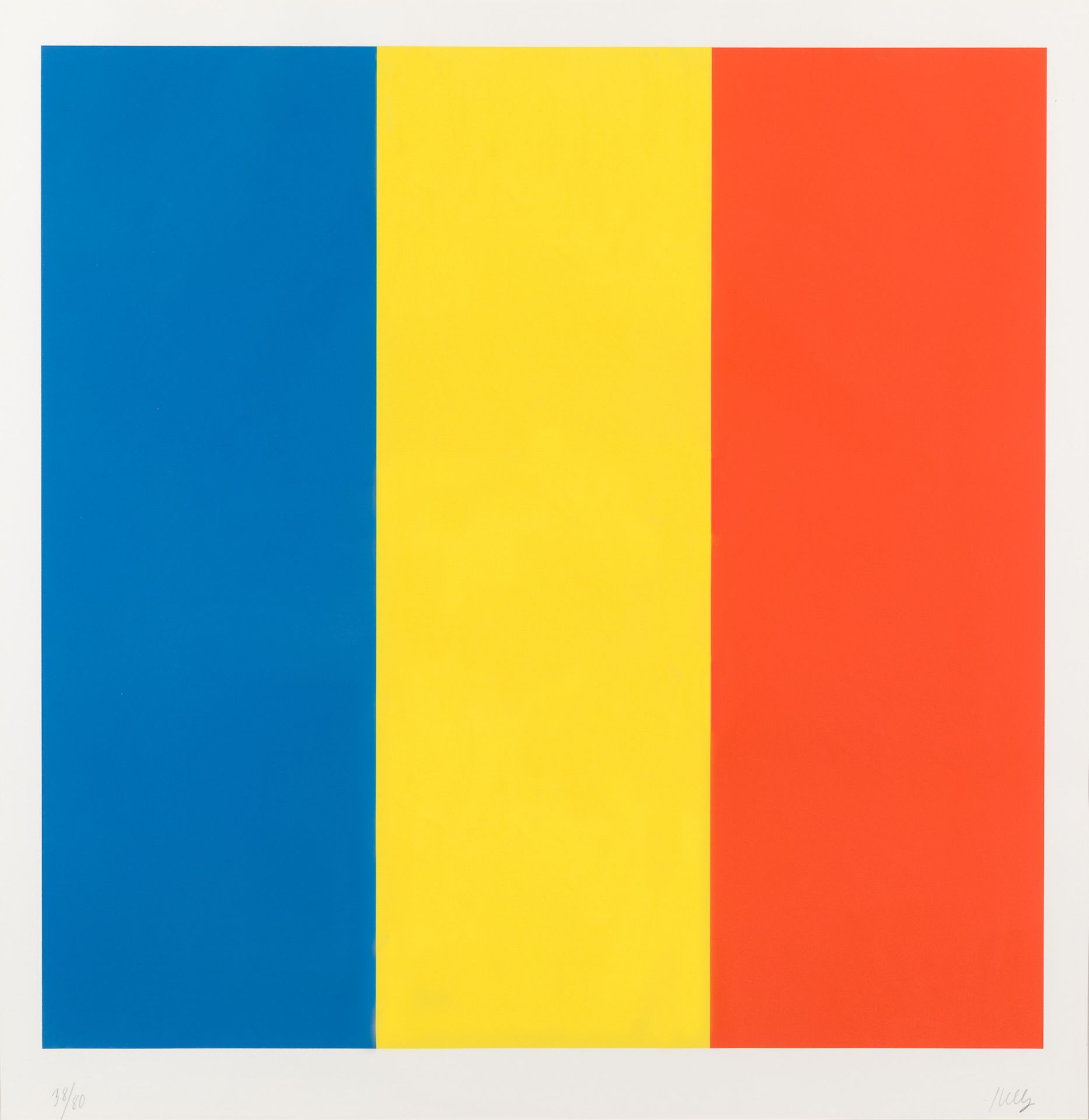 Ellsworth Kelly, Blue Yellow Red