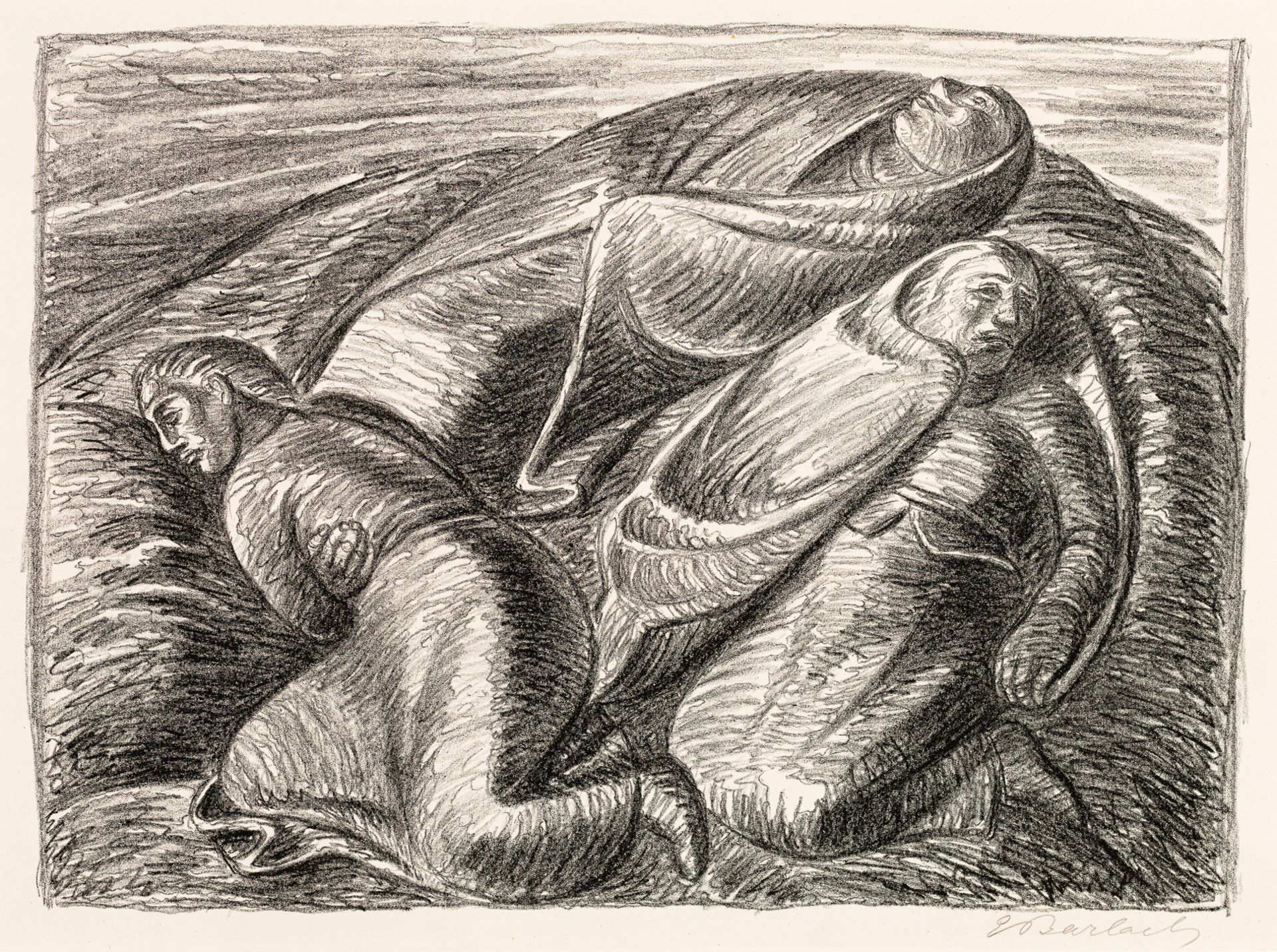 Ernst Barlach, Die Verlassenen (aus der Serie "Goethe - Gedichte")