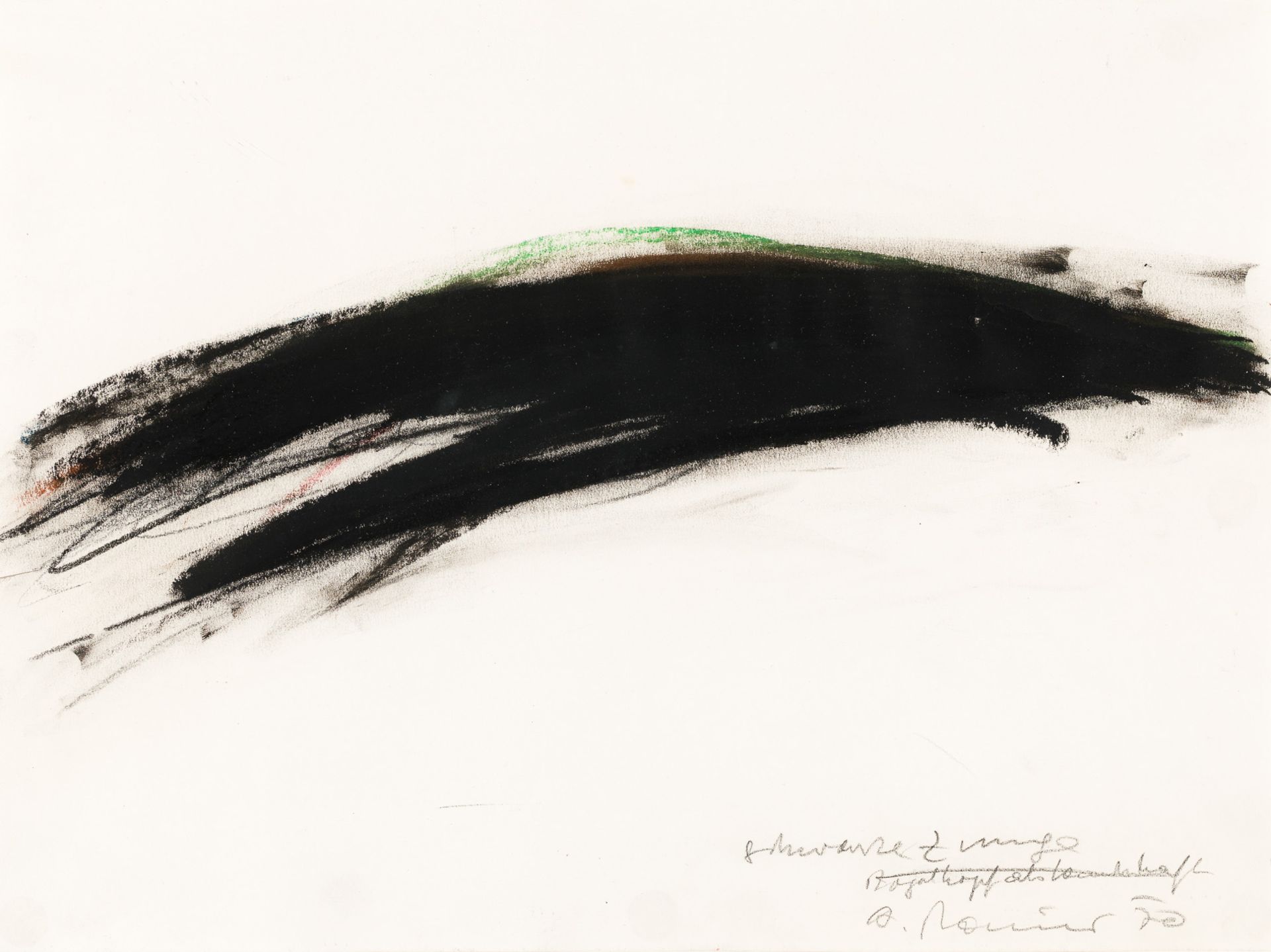 Arnulf Rainer, Schwarze Zunge