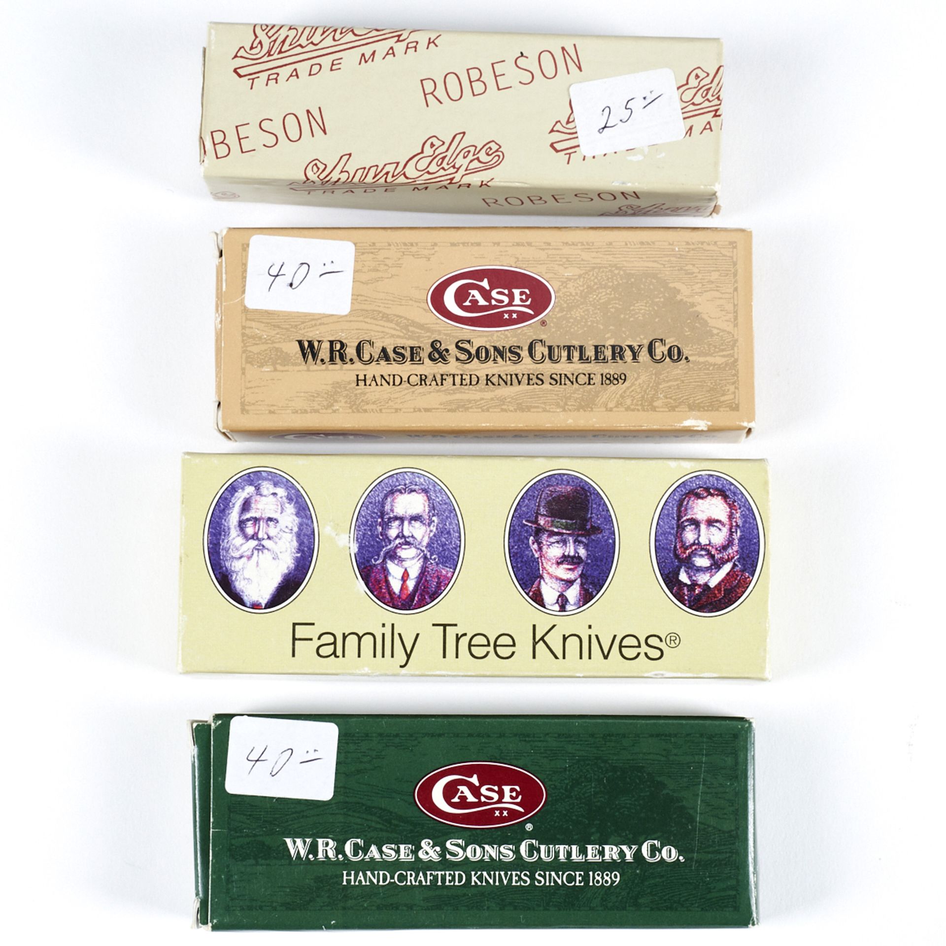 Grp: 6 Custom Folding Knives - Case Family Tree Robeson - Bild 4 aus 13