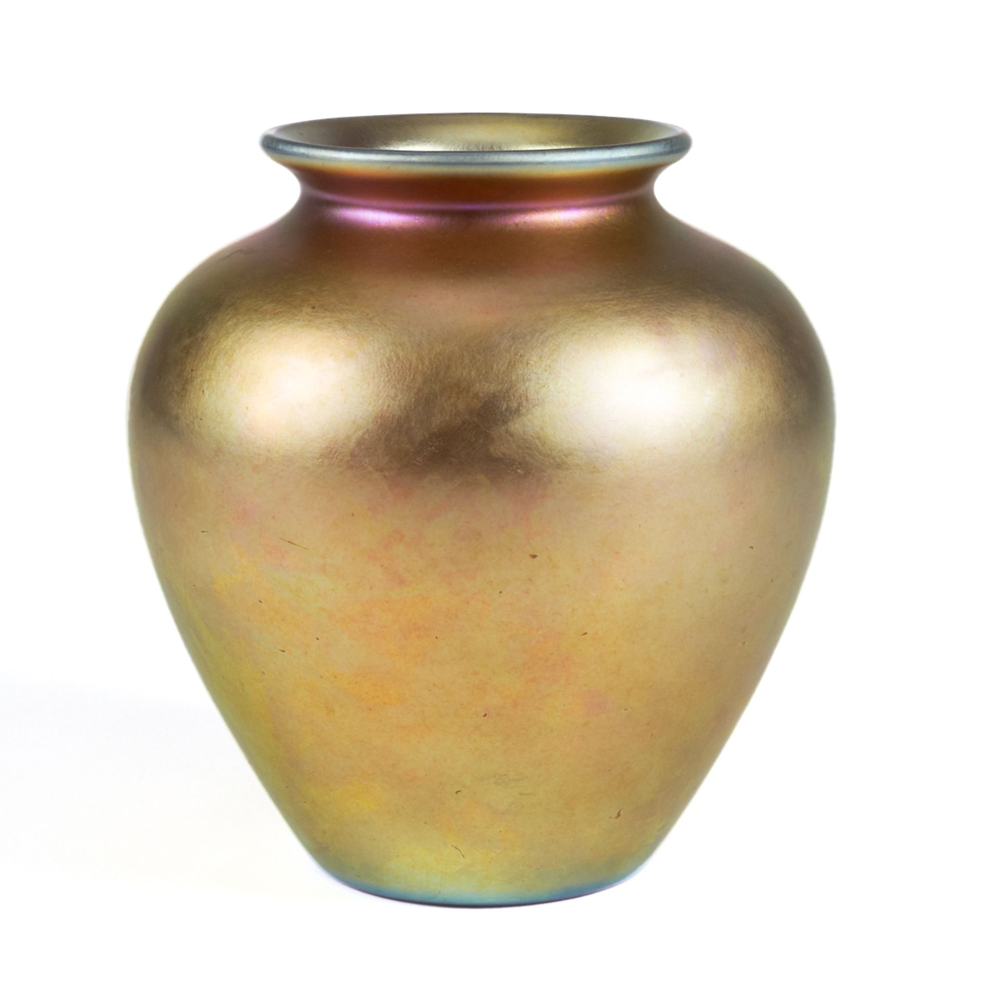 Quezal Iridescent Art Glass Vase