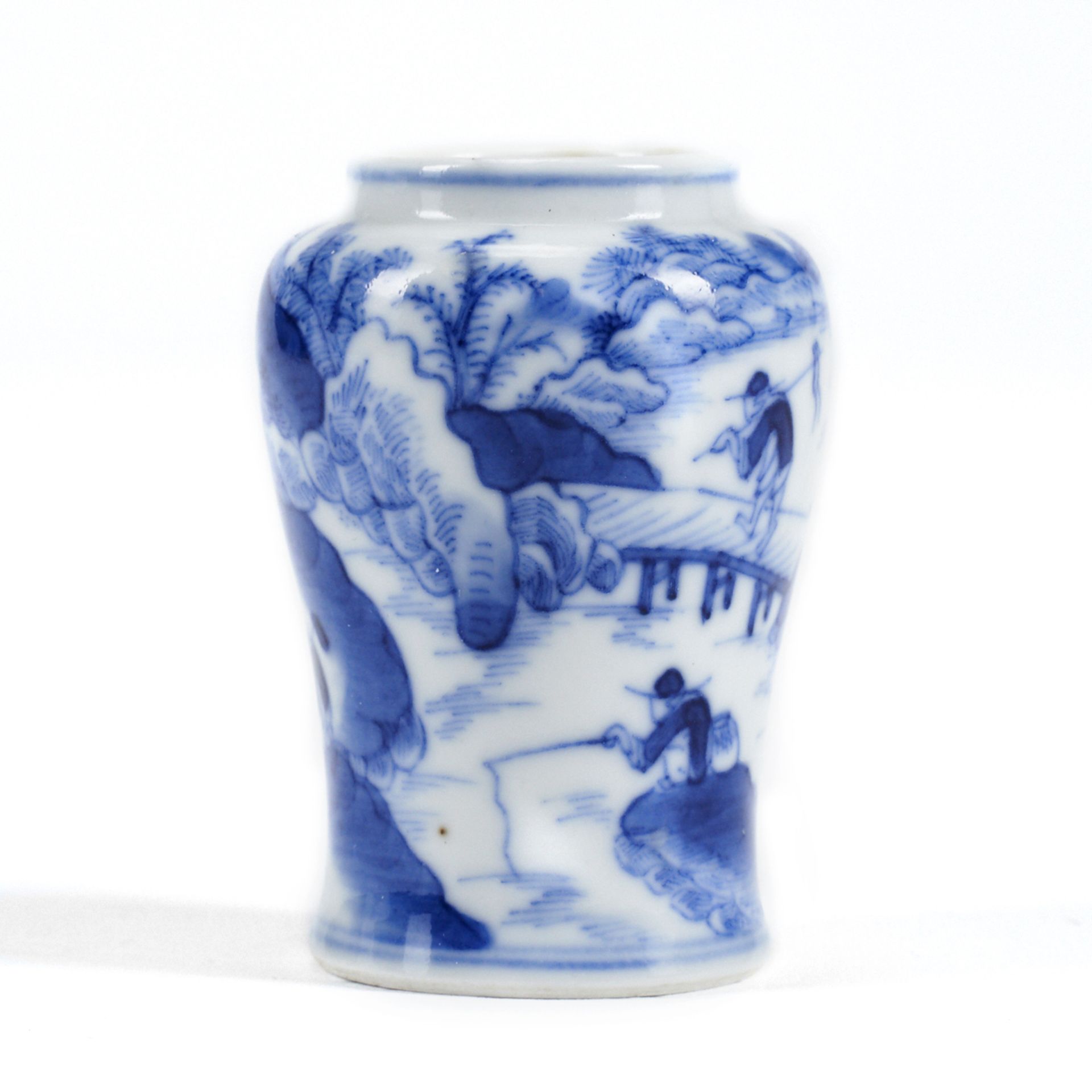 Chinese Yongzheng Porcelain Snuff Bottle - Marked - Bild 5 aus 6