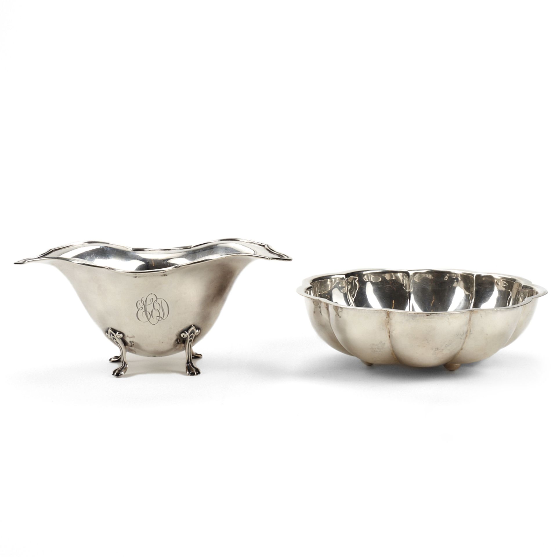 Grp: 4 Sterling Silver Bowls and Tray - J.B. Hudson Pairpoint - Image 4 of 8