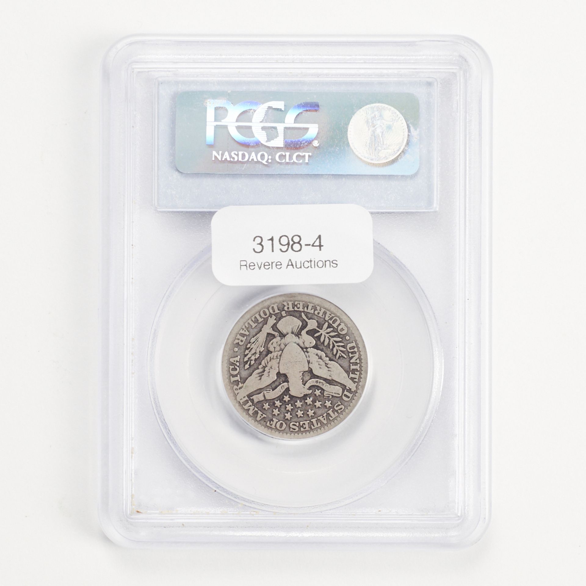 1901-S 25 Cent Coin PCGS G06 - Image 2 of 2