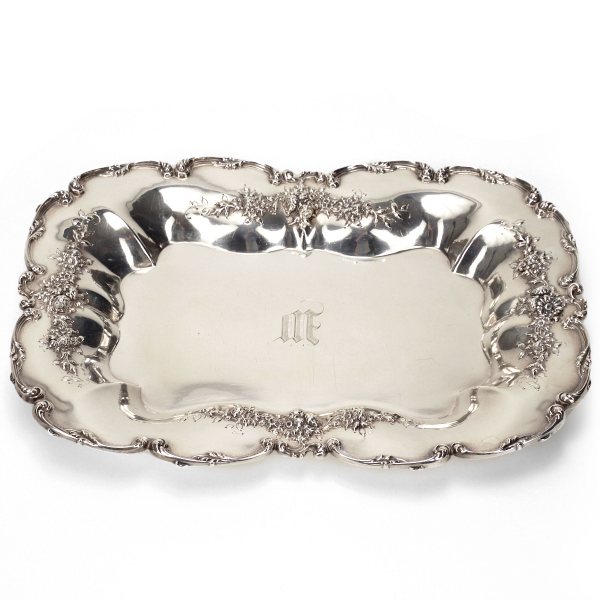 Grp: 4 Sterling Silver Bowls and Tray - J.B. Hudson Pairpoint - Image 3 of 8
