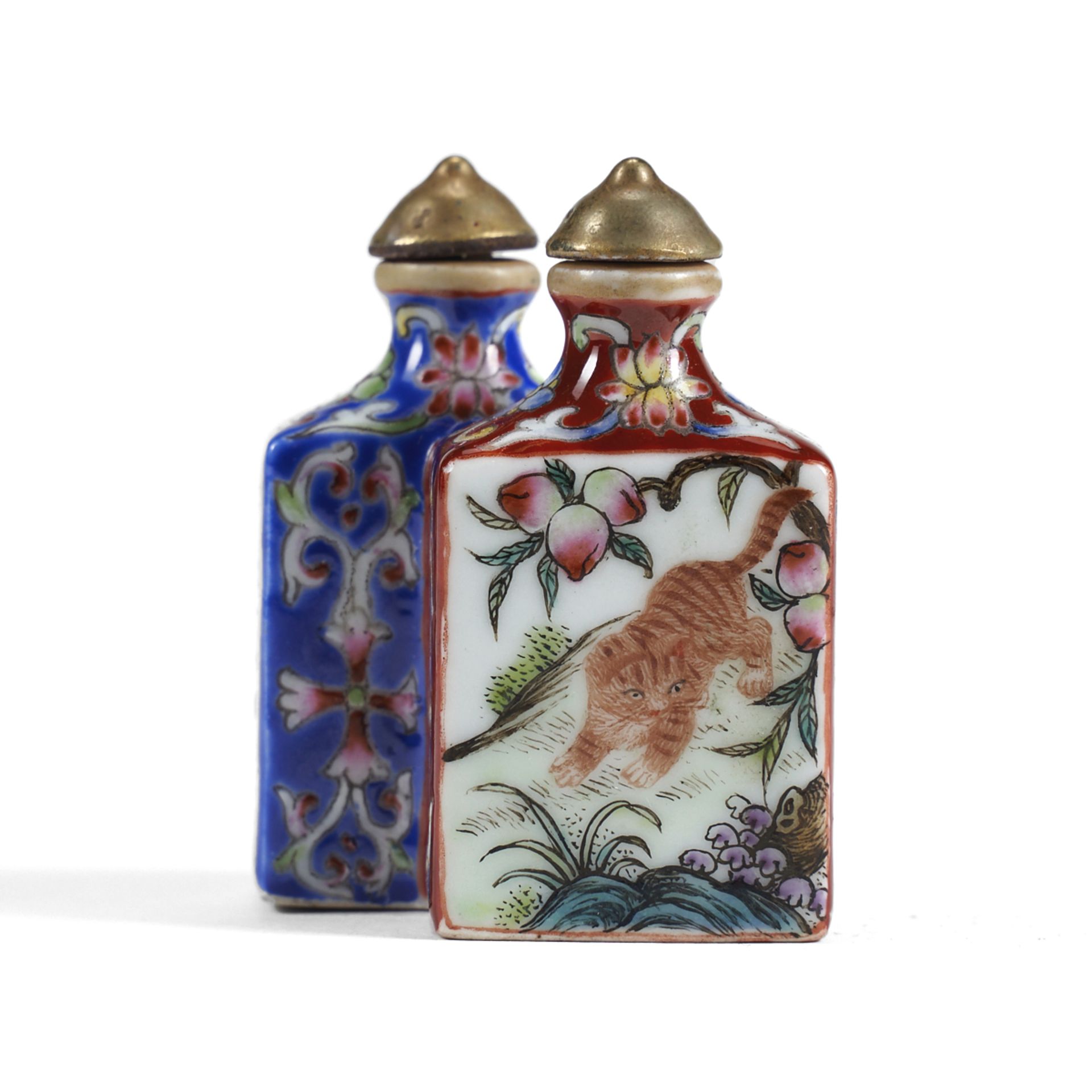 Chinese Porcelain Double Snuff Bottle - Bild 2 aus 7