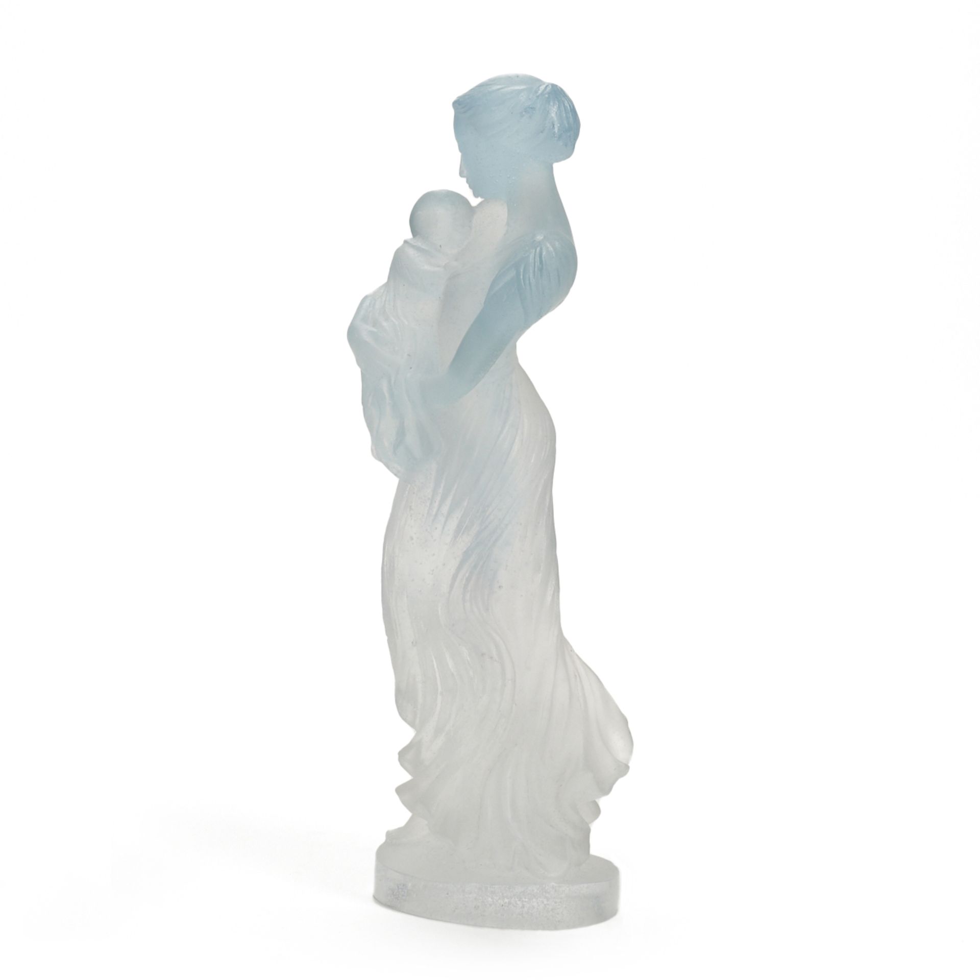 Daum Pate de Verre Crystal Mother and Child (La Mere et L'enfant) - Bild 2 aus 7