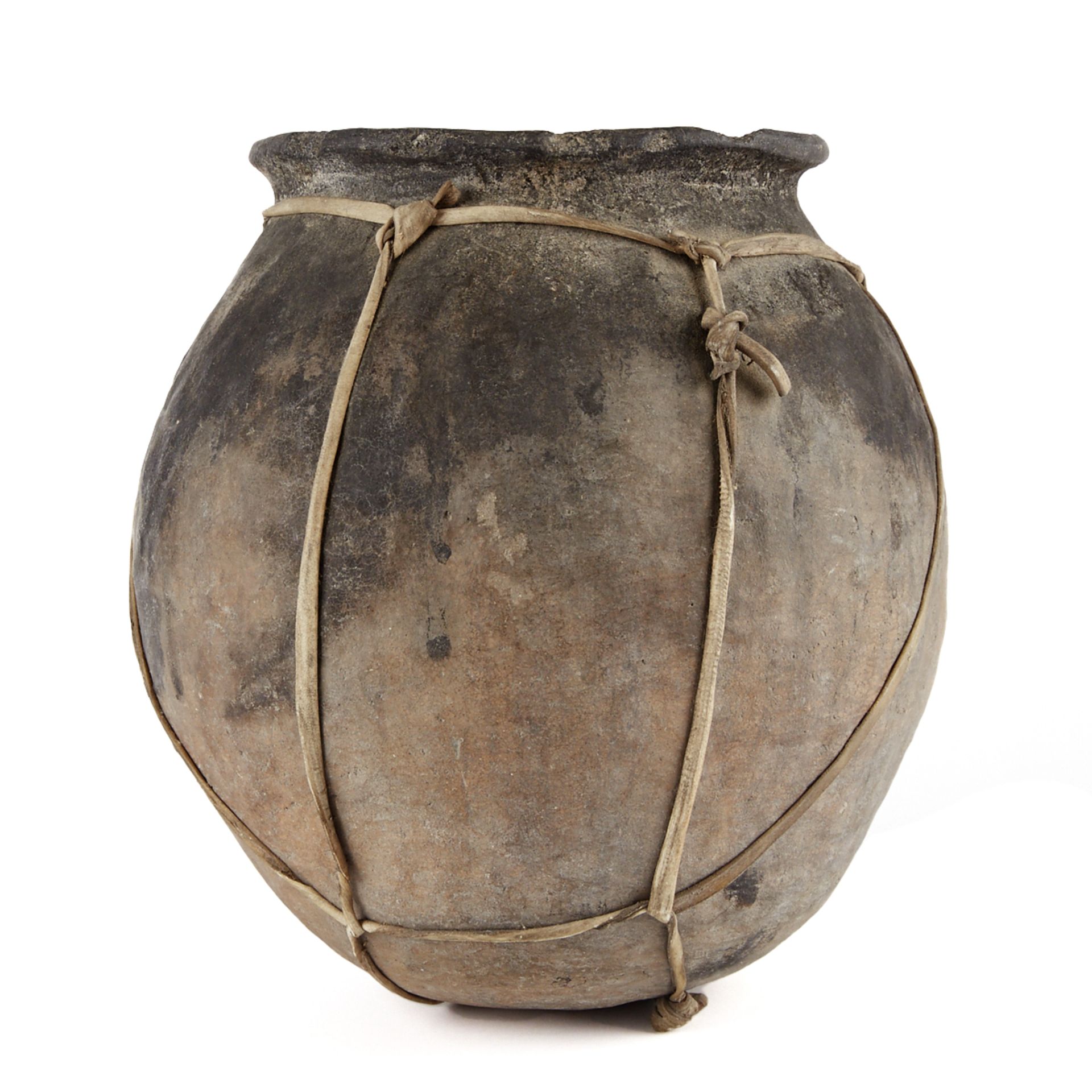 Large Anasazi Style Olla w/ Leather Cord