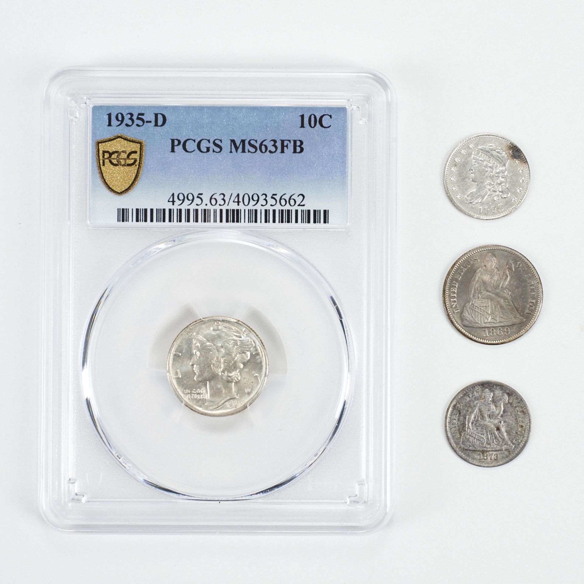 Grp: 4 Dimes & Half Dimes Liberty Capped Bust