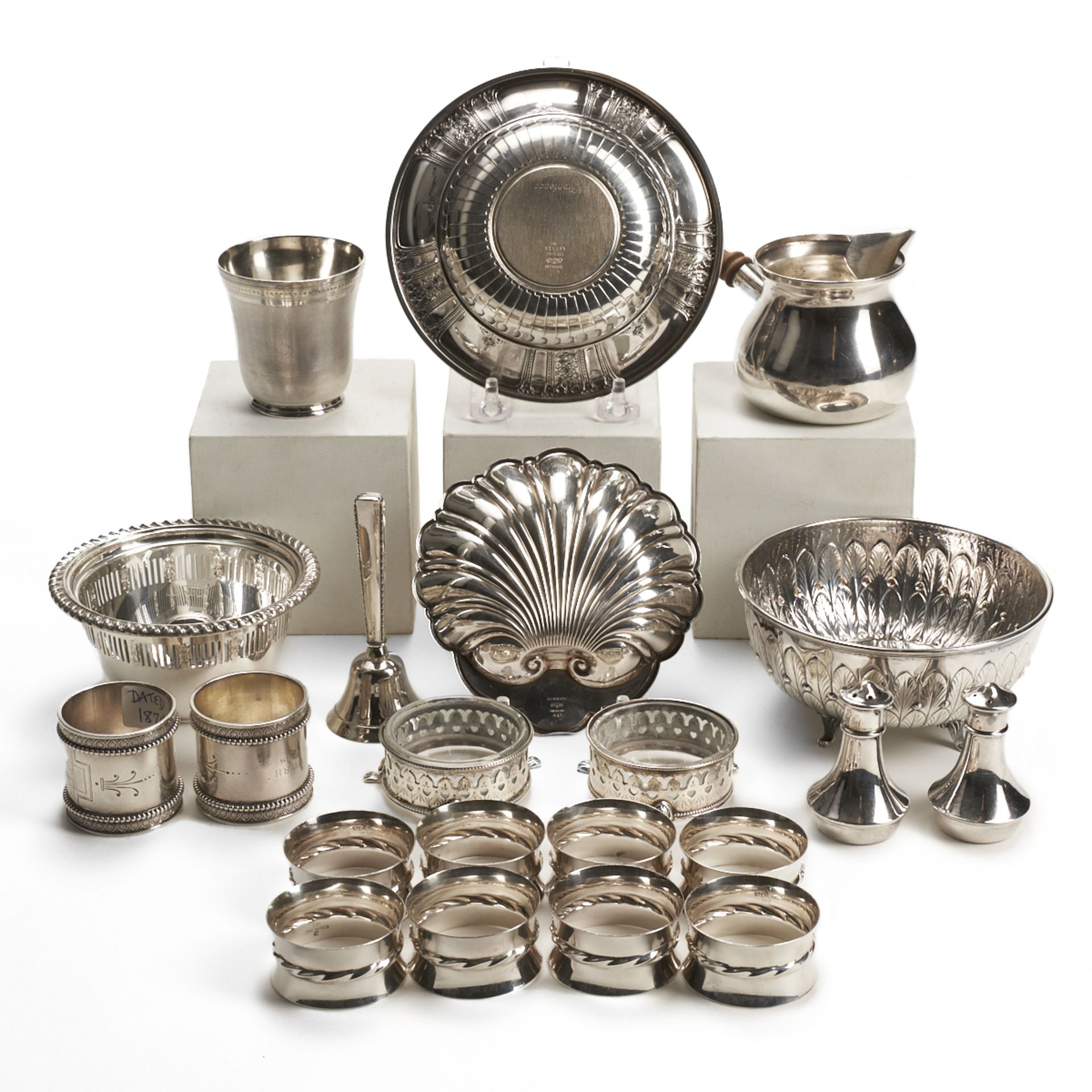 Grp: Sterling Silver Objects - Gorham Bottega Sanborn - Bild 2 aus 10