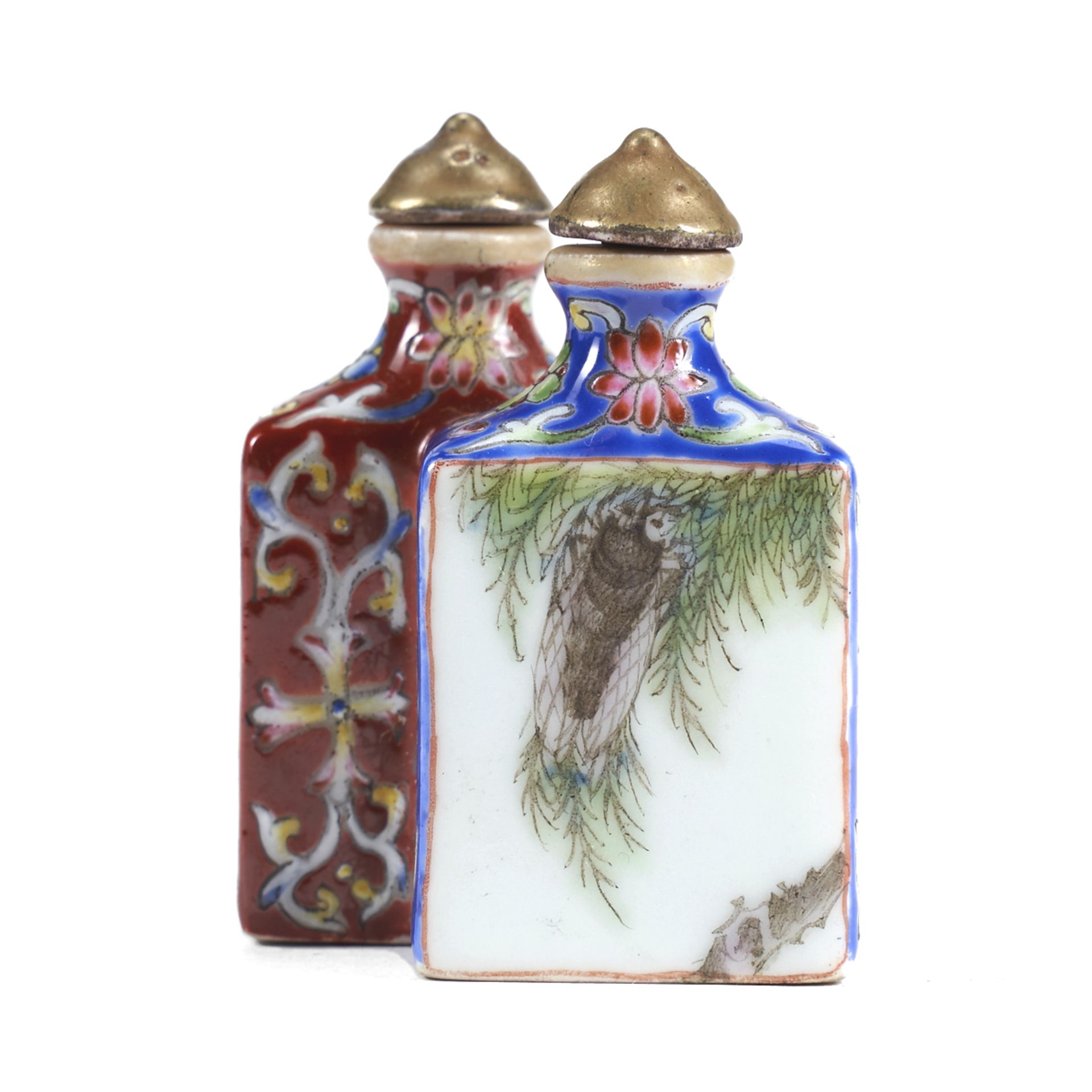 Chinese Porcelain Double Snuff Bottle - Bild 4 aus 7