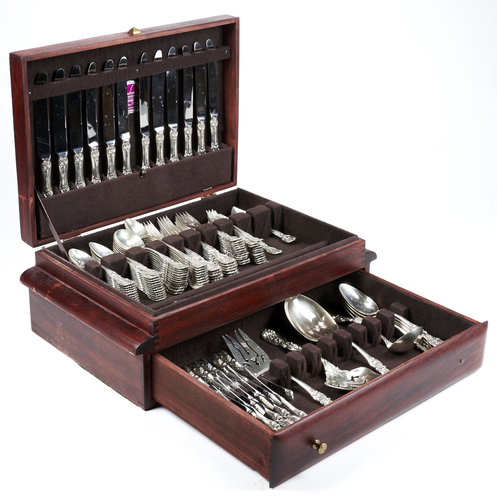 Set of Reed & Barton Francis I Sterling Silver Flatware - Image 2 of 6