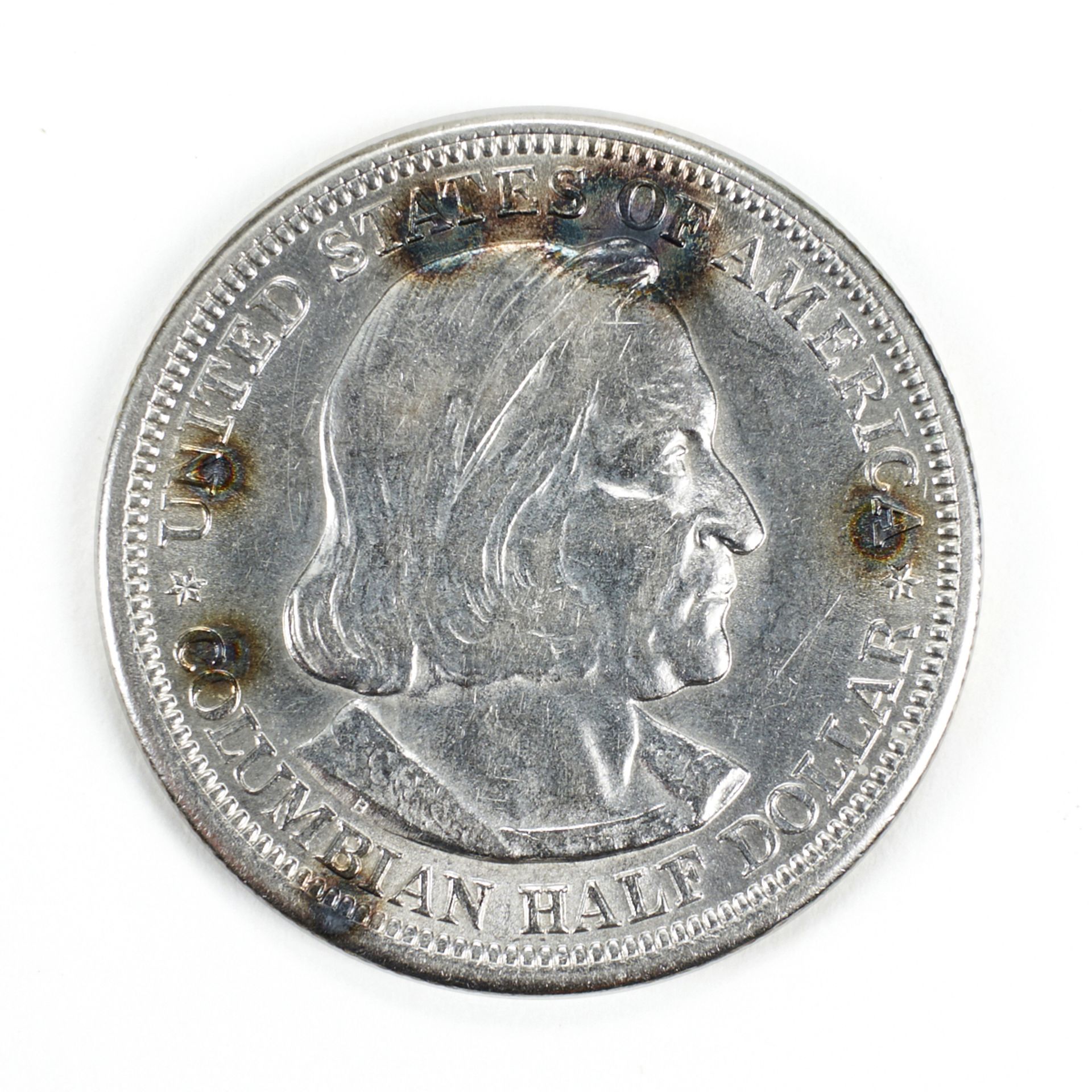 Grp: 4 Half Dollars Seated Liberty - Columbian - Capped Bust - Bild 5 aus 10