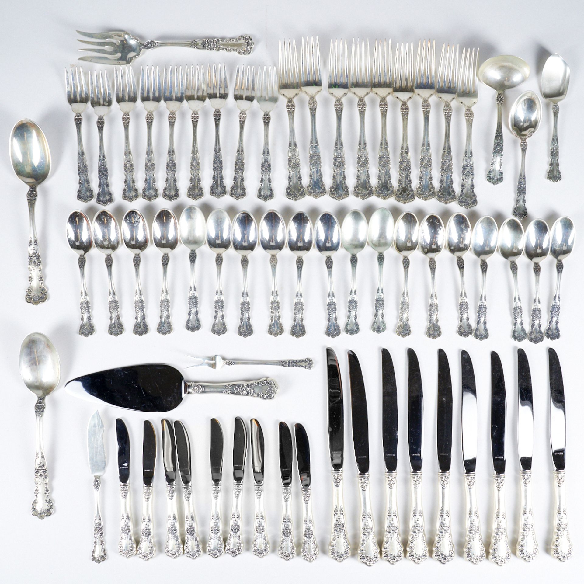 Set of Gorham Buttercup Sterling Silver Flatware