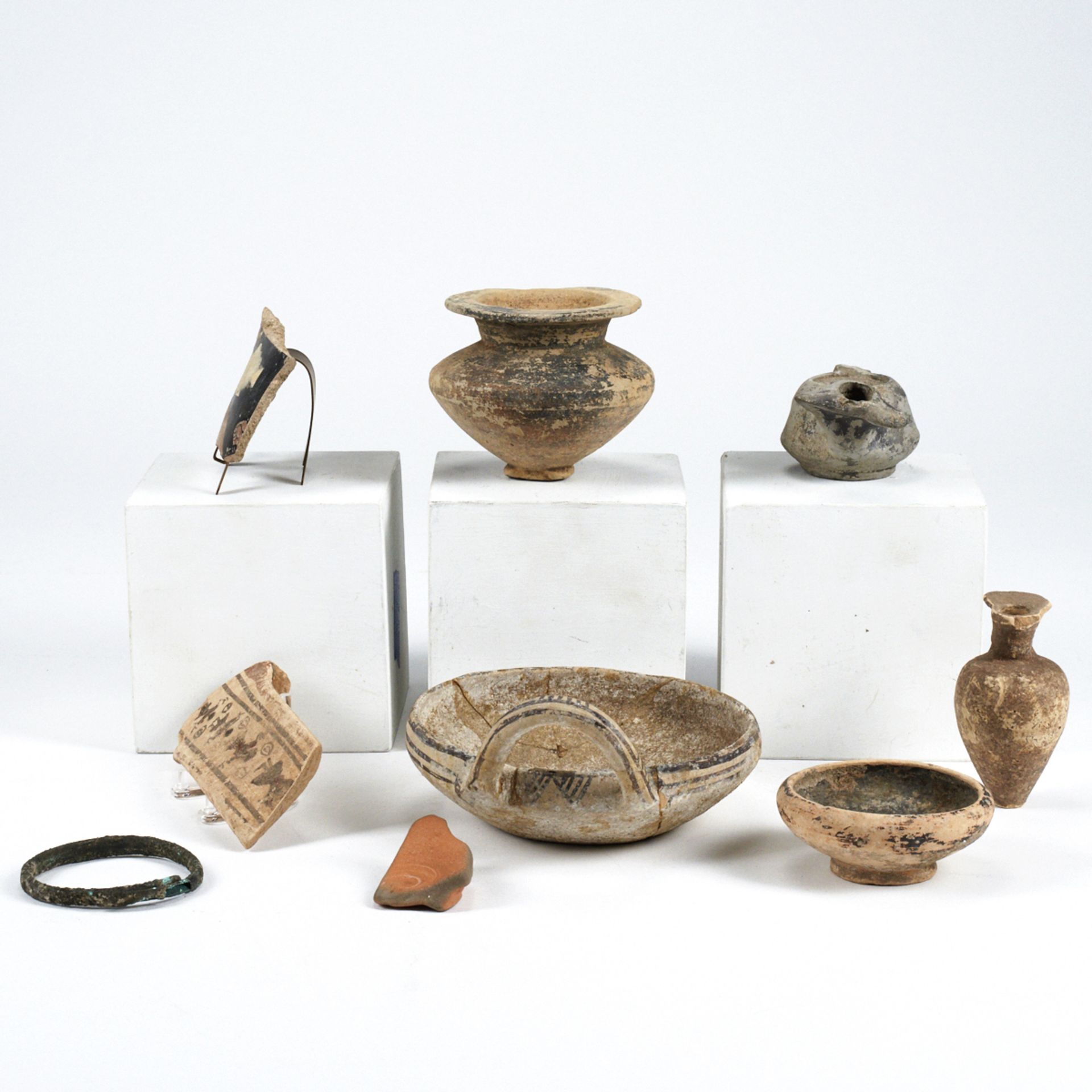 Grp: 9 Roman Pottery Fragments & Vessels - Bild 4 aus 6