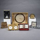 Grp: 7 Jaeger Le Coultre Desk Clocks - Barometer