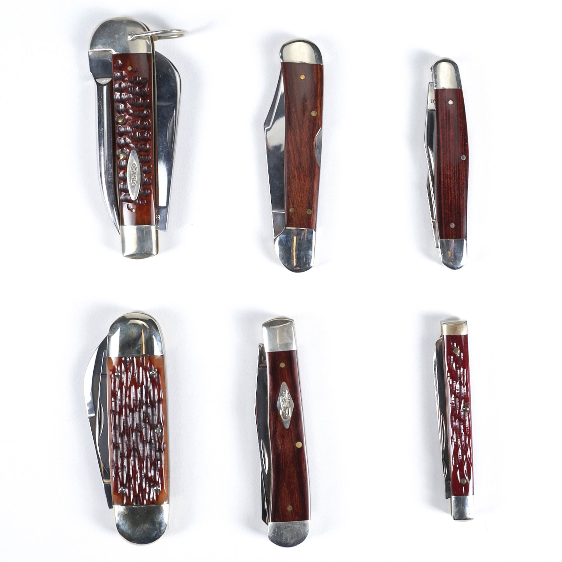 Grp: 6 Custom Folding Knives - Case Family Tree Robeson - Bild 3 aus 13