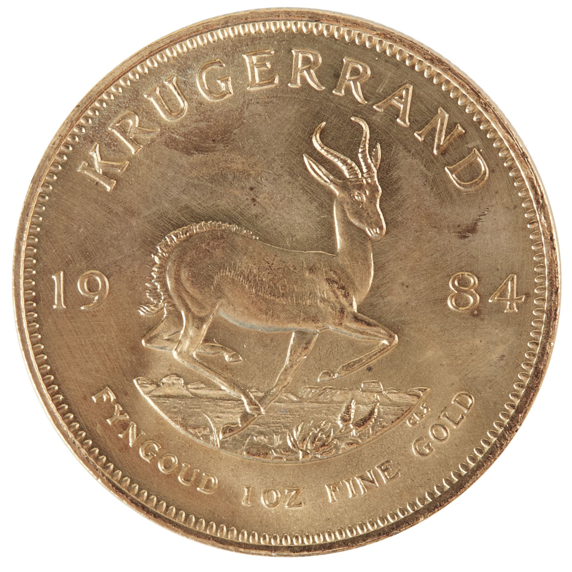 South African 1984 Krugerrand Gold Coin - Bild 2 aus 2