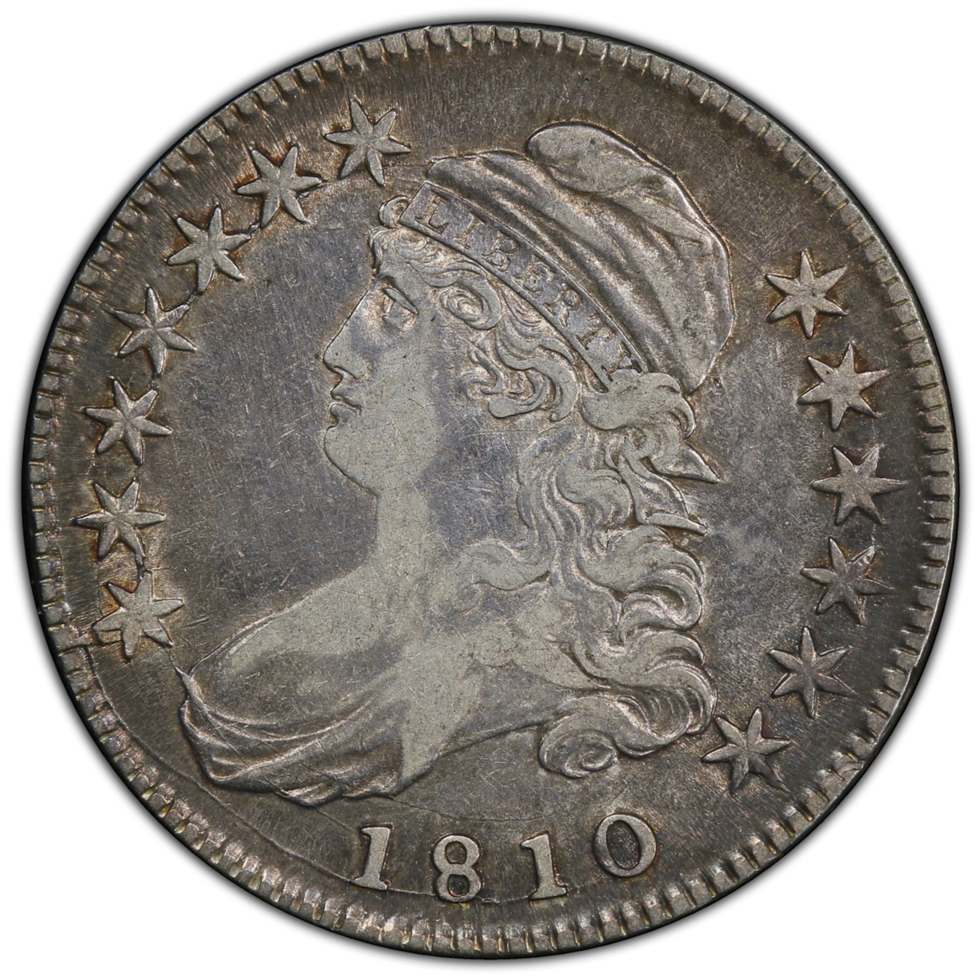 1810 Capped Bust Half Dollar XF PCGS - Bild 2 aus 4