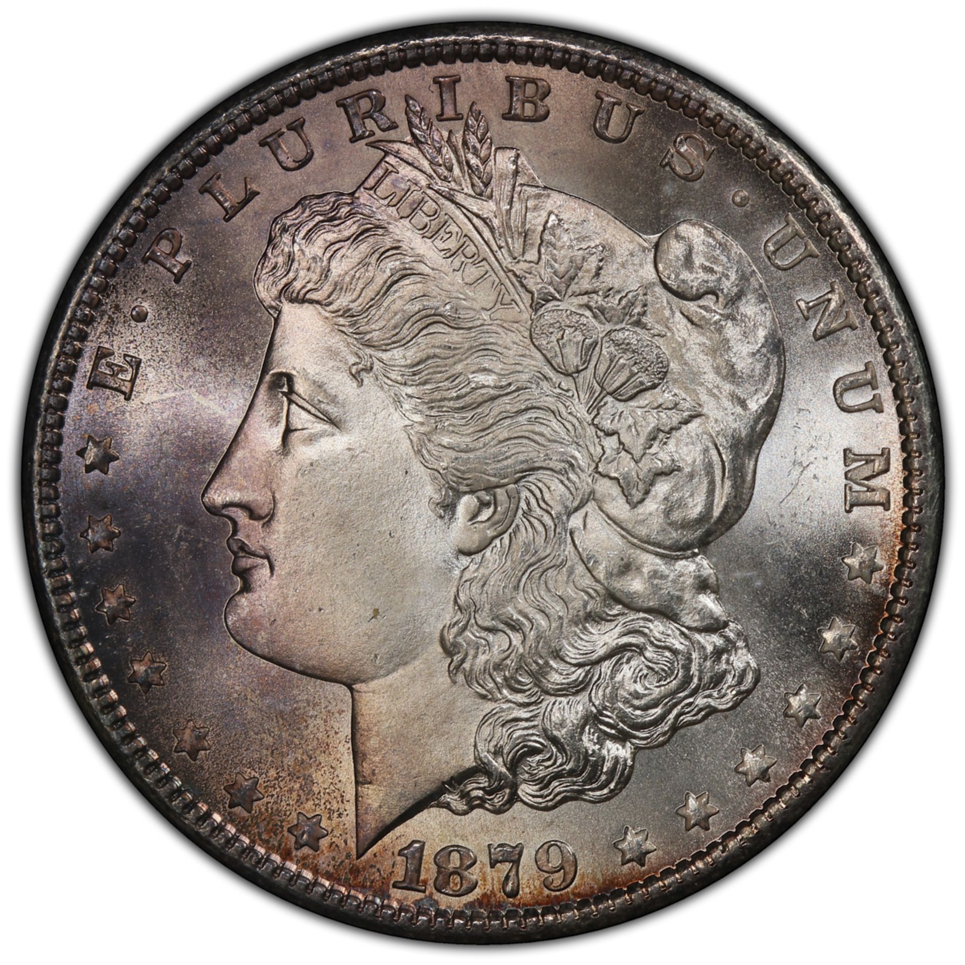 1879 S Morgan Silver Dollar UNC Detail PCGS - Bild 2 aus 4