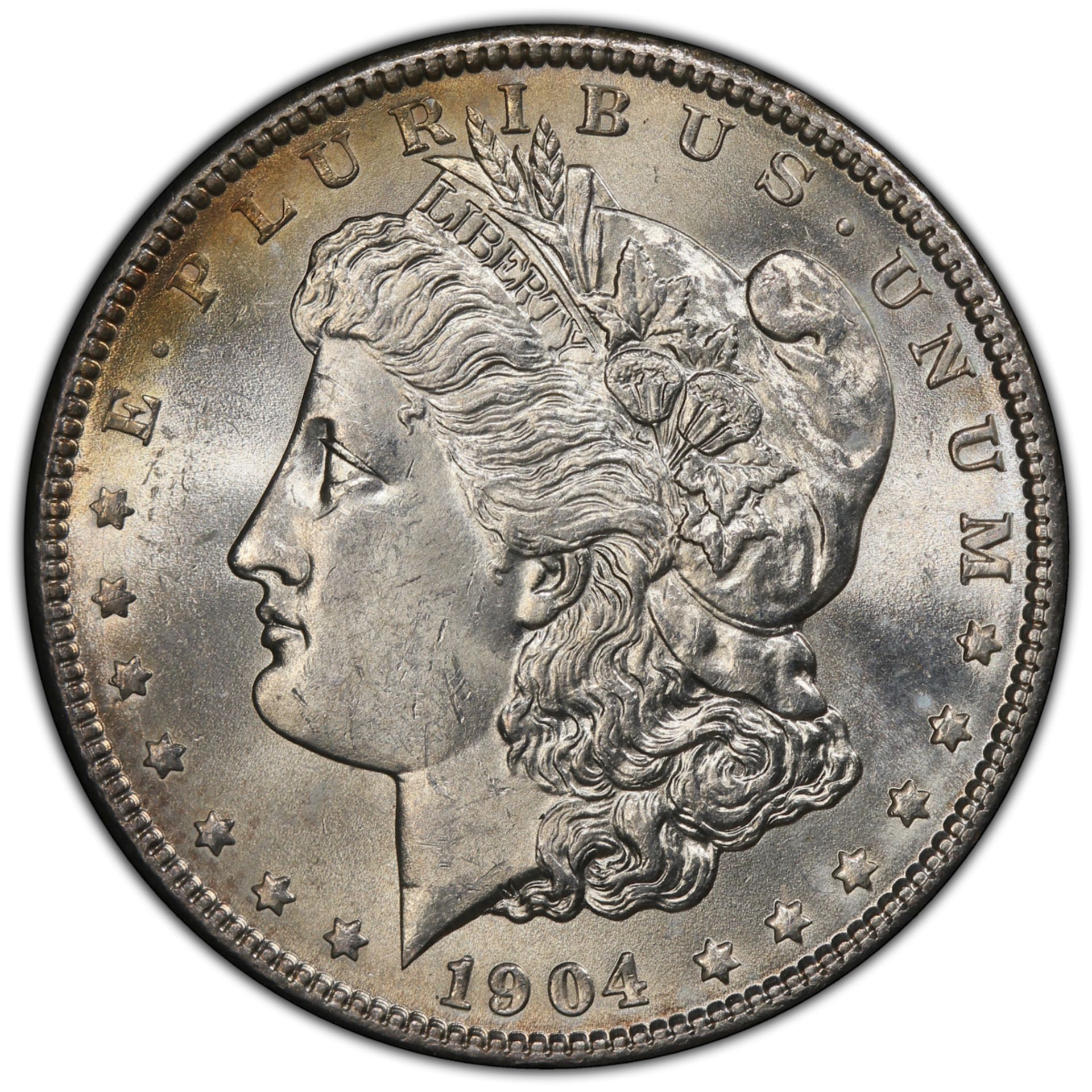 1904 Morgan Silver Dollar MS64 PCGS - Image 2 of 4