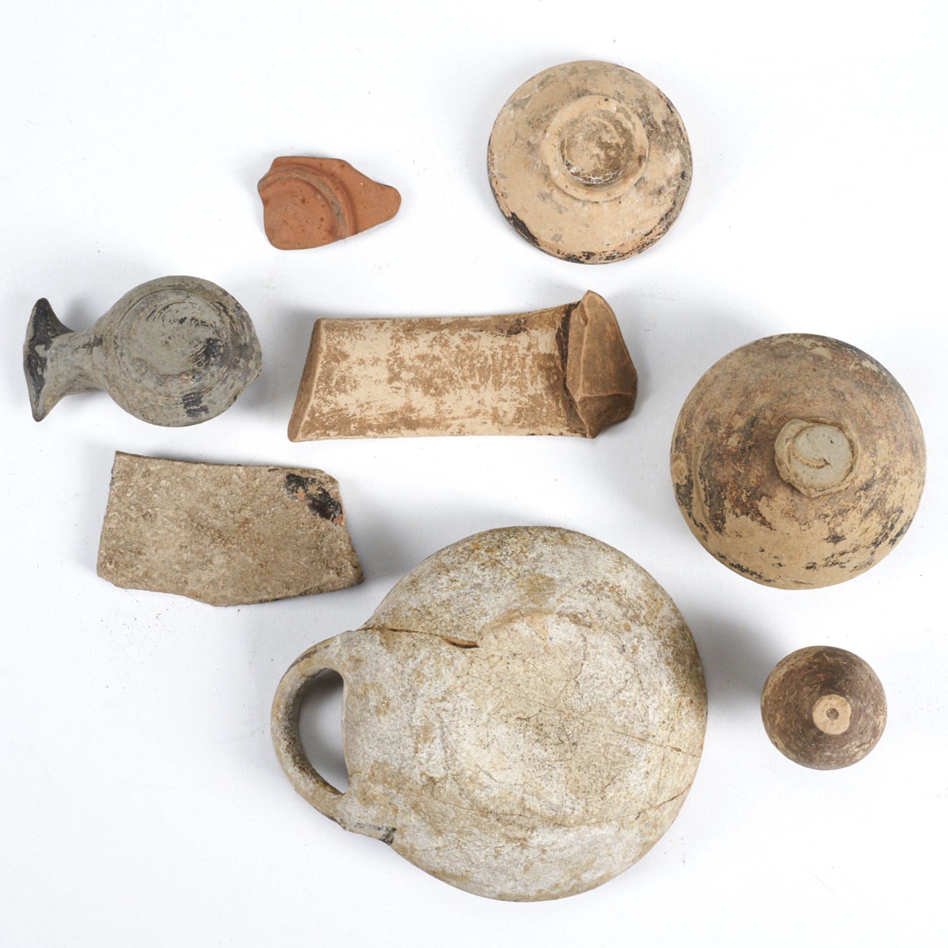 Grp: 9 Roman Pottery Fragments & Vessels - Bild 6 aus 6