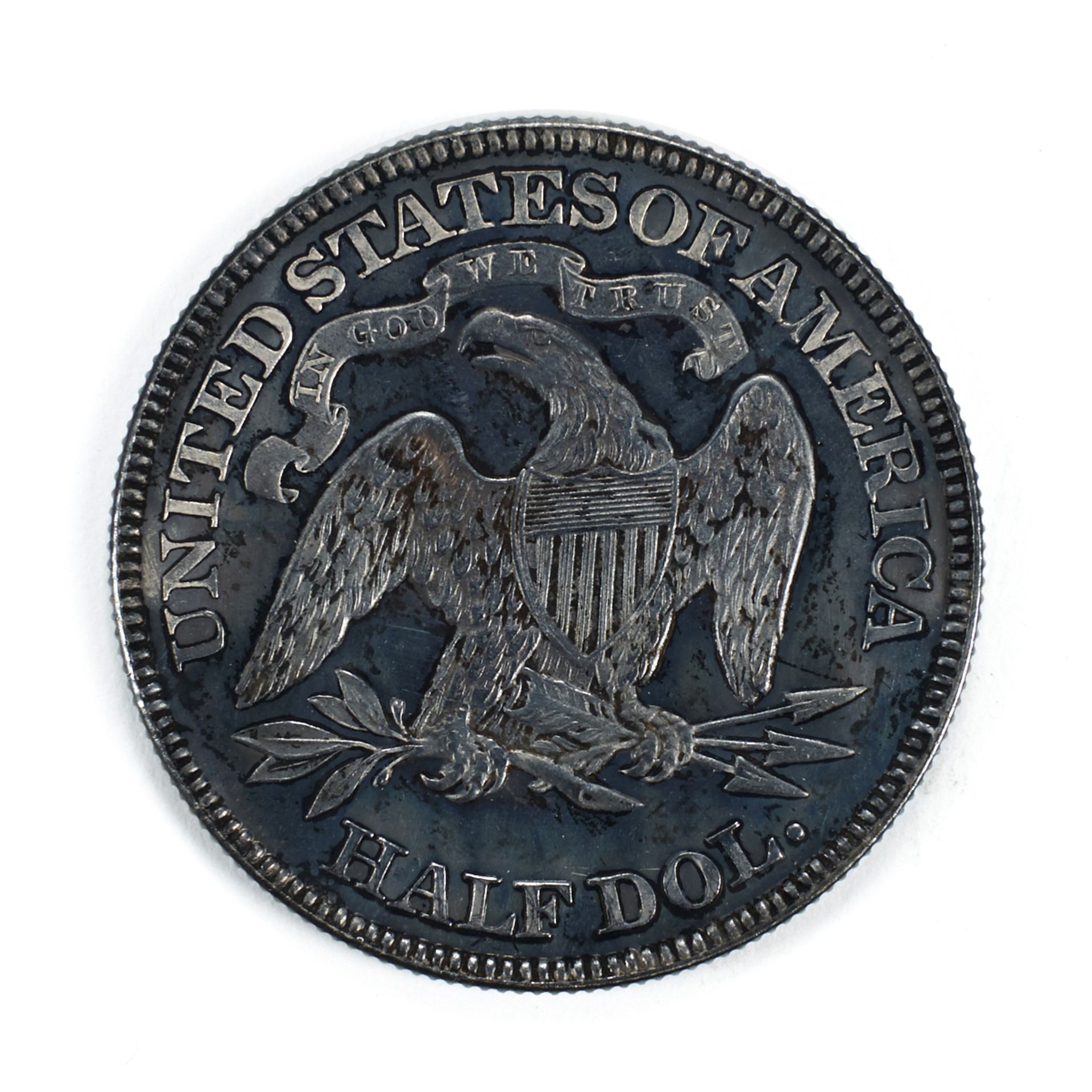 Grp: 4 Half Dollars Seated Liberty - Columbian - Capped Bust - Bild 8 aus 10