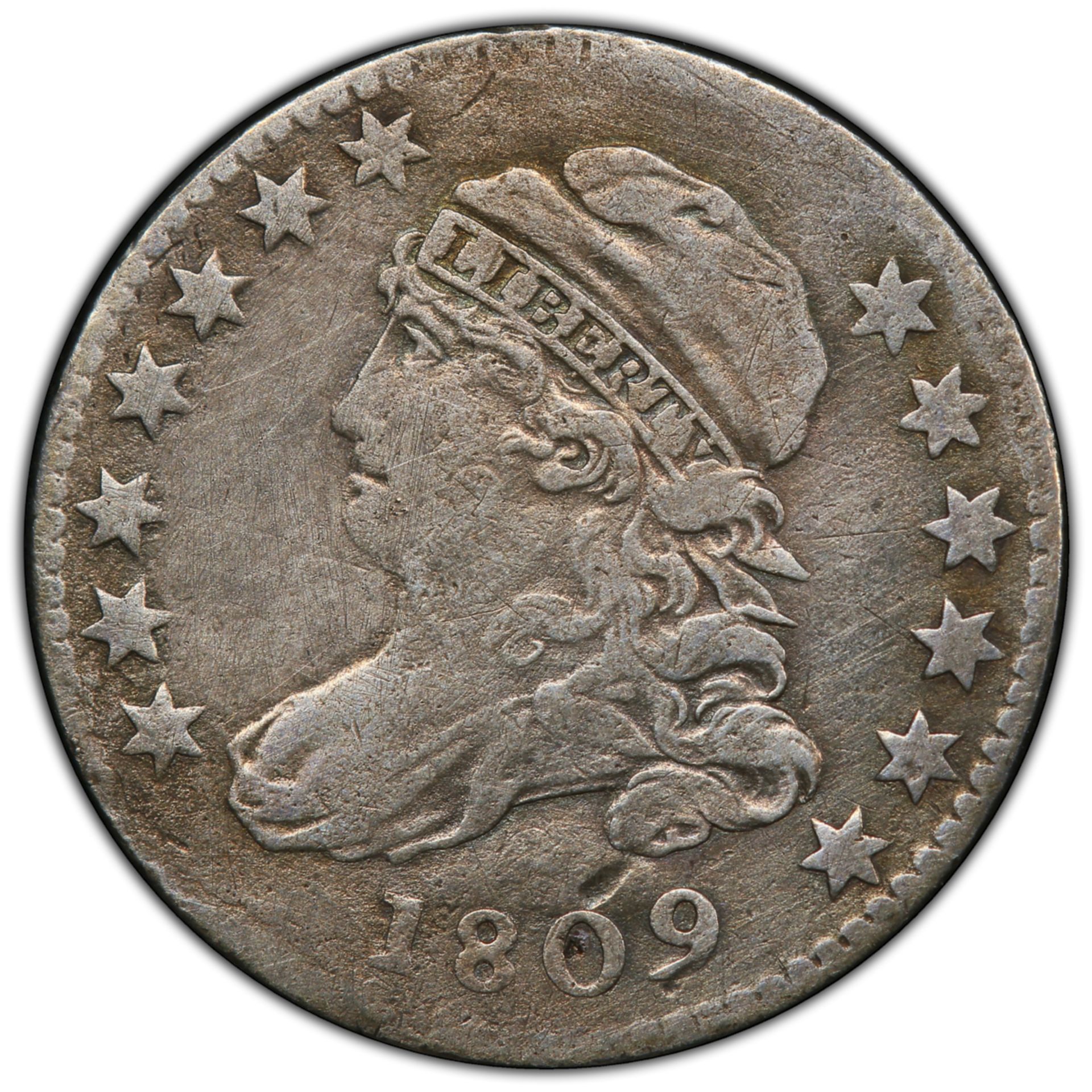1809 Capped Bust Dime 10C VF PCGS - Image 2 of 4