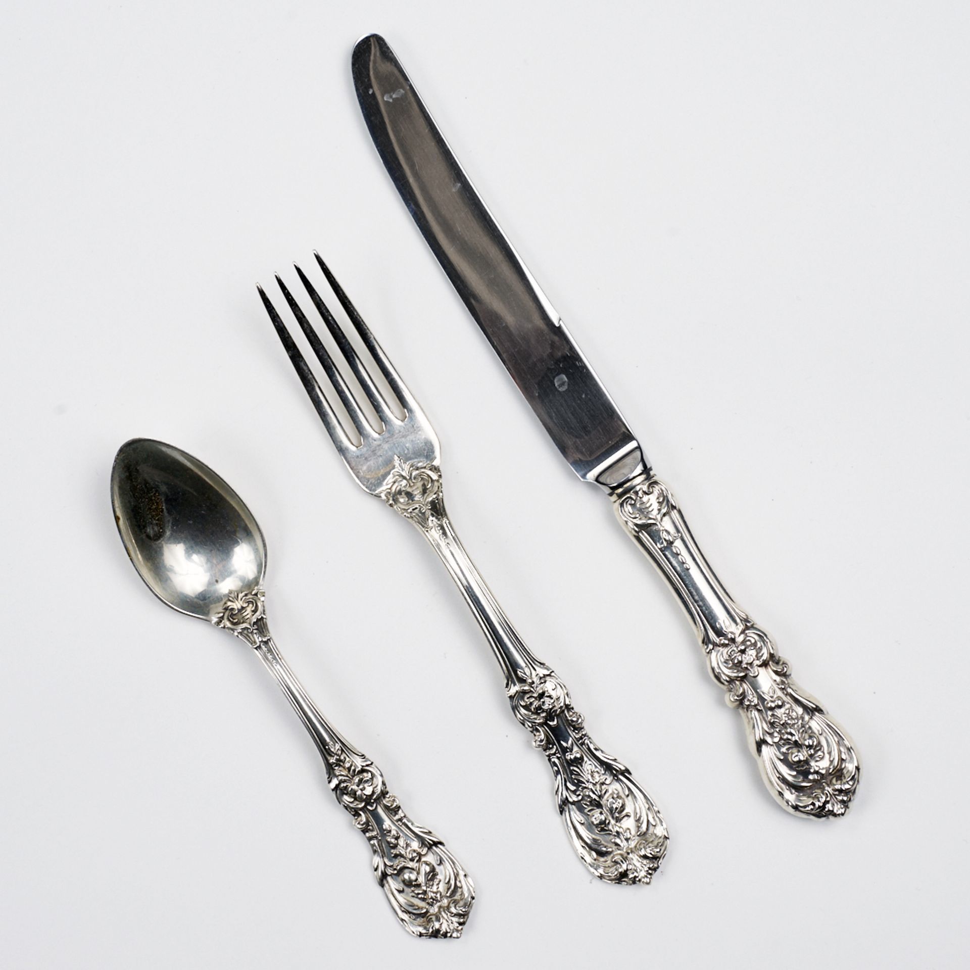 Set of Reed & Barton Francis I Sterling Silver Flatware - Bild 3 aus 6