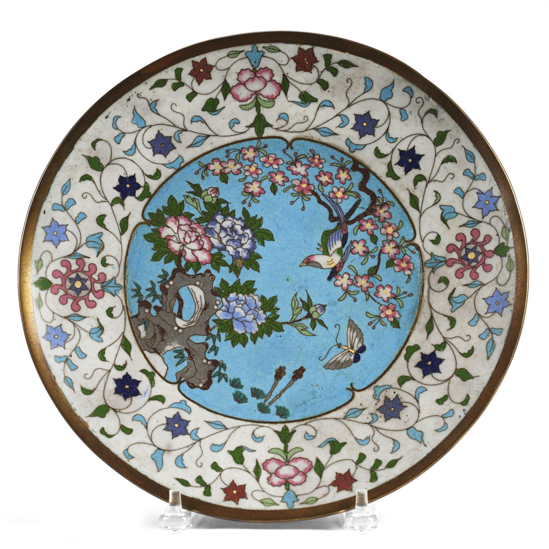 Early 19th C. Chinese Cloisonne Dish