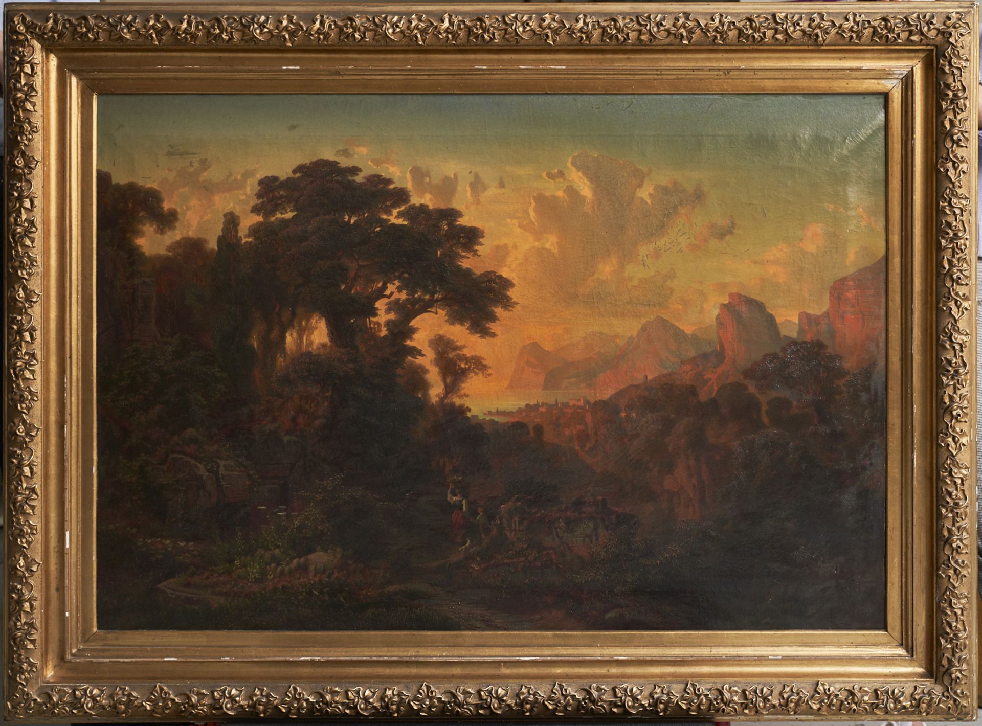 Leopold Stephan Landscape Oil on Canvas - Bild 2 aus 5