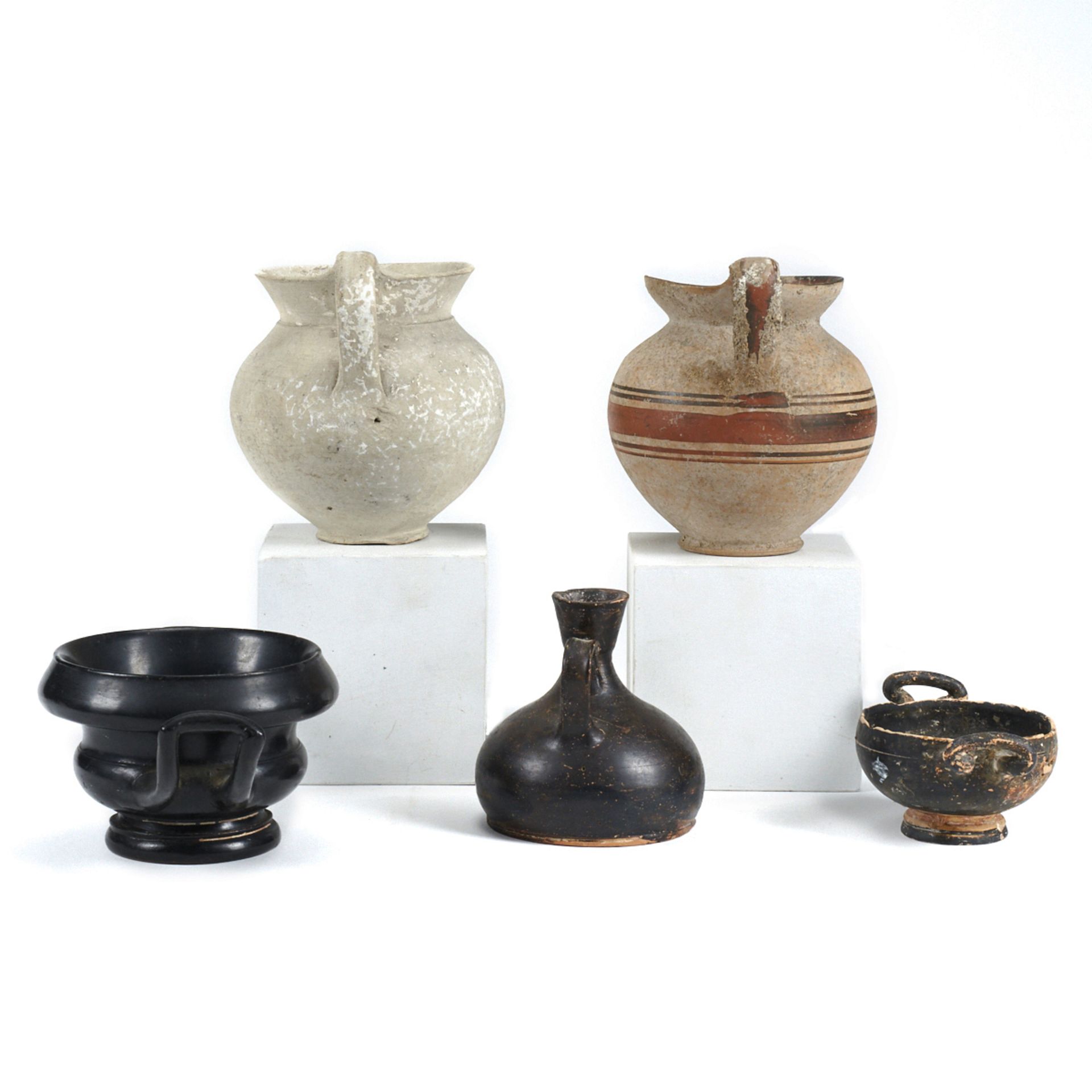 Grp: 5 Roman Ceramic Vessels - Bild 4 aus 8