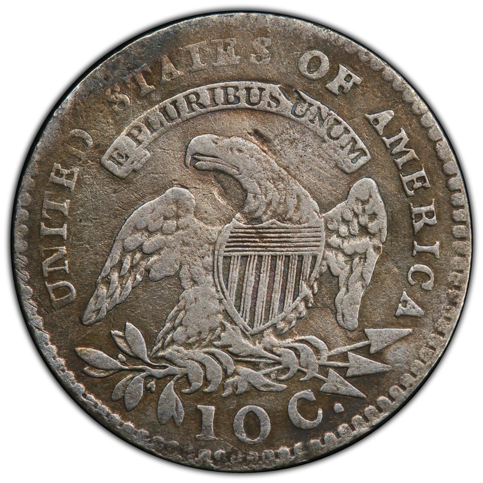 1809 Capped Bust Dime 10C VF PCGS - Image 3 of 4