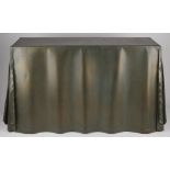 Steel Draped Console Table in the Style of John Dickinson