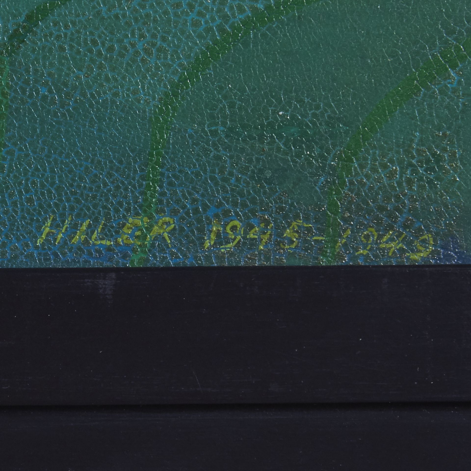 Hilaire Hiler "Amazonas: Structures in Green" Oil Painting - Bild 3 aus 7