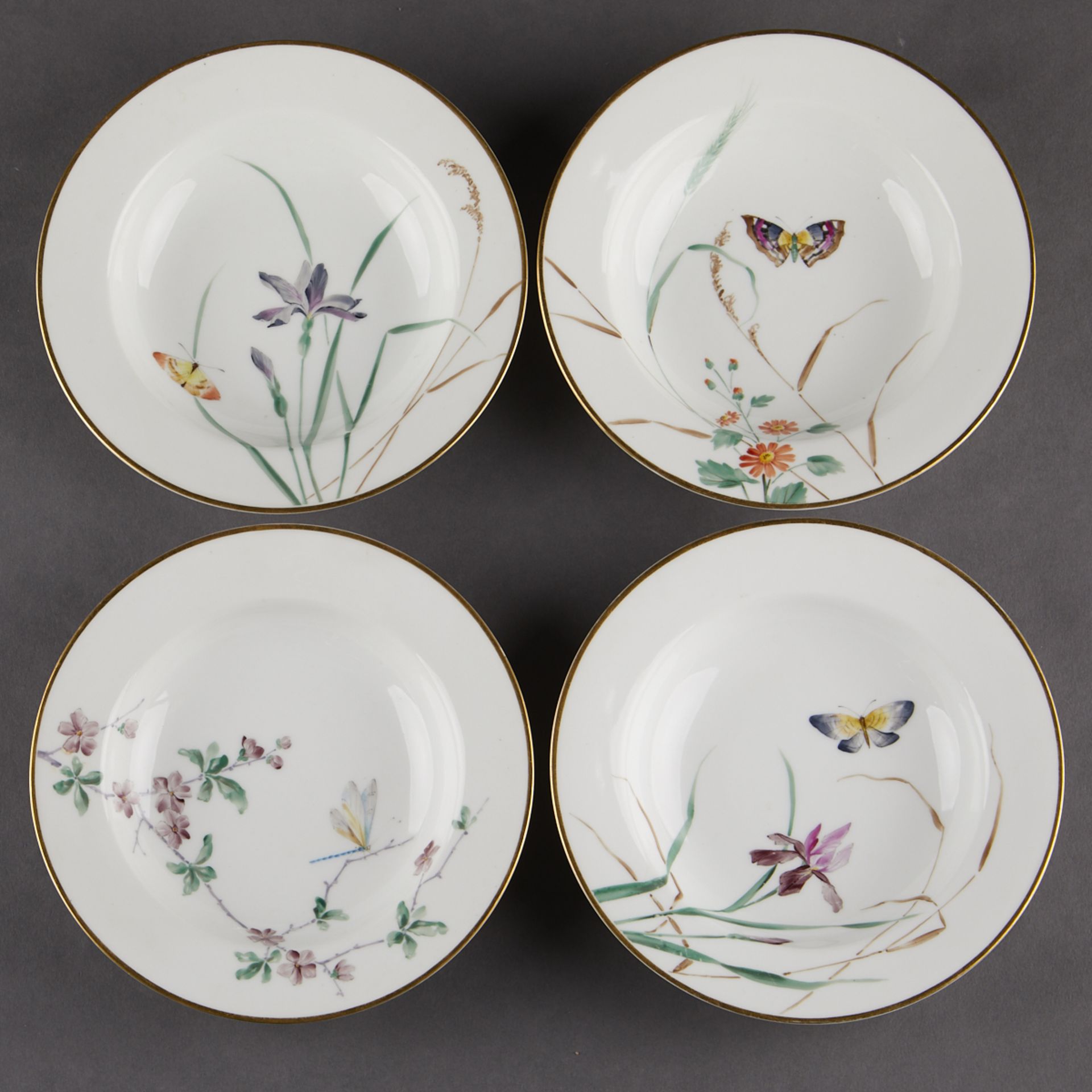 Set of 12 Royal Copenhagen Porcelain Plates - Bild 2 aus 5