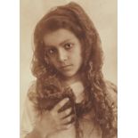 Wilhelm von Gloeden Young Sicilian Girl Photograph