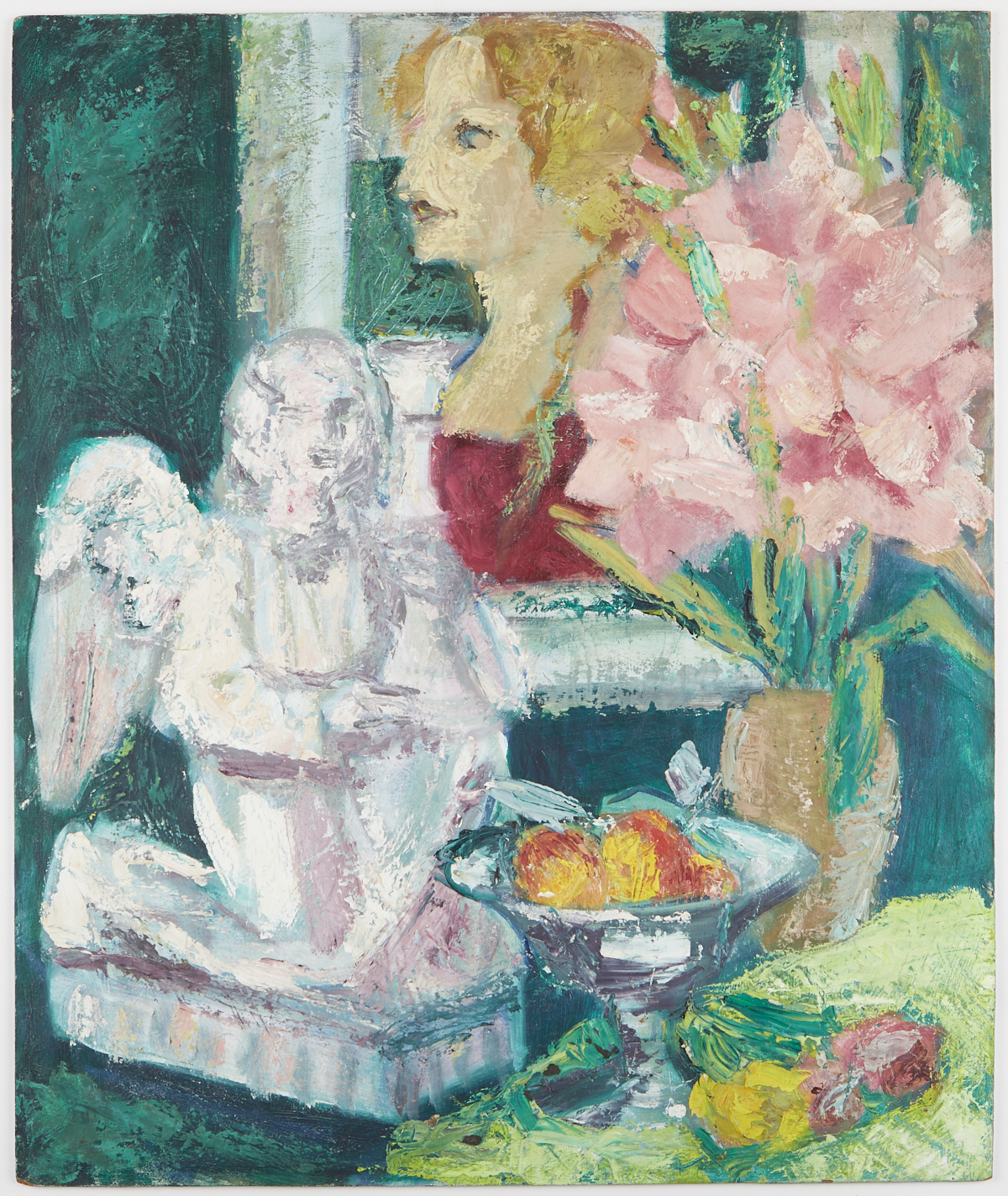 Elizabeth Grant Angel Still Life Painting - Image 2 of 3